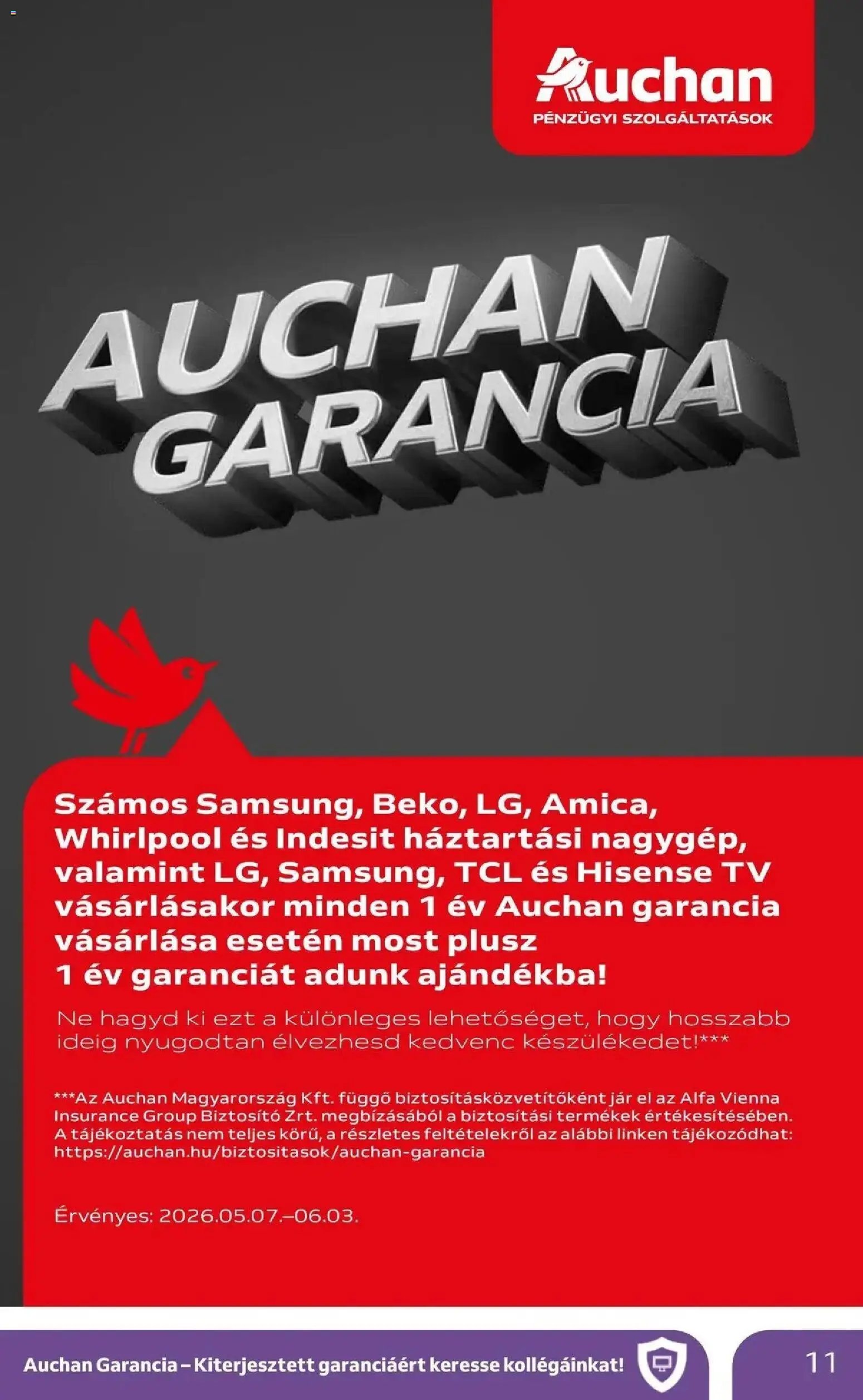 Auchan újság 2026.05.07. Auchan Elektronikai ajánlataink Budapest (2026-05-07 - 2026-05-20)