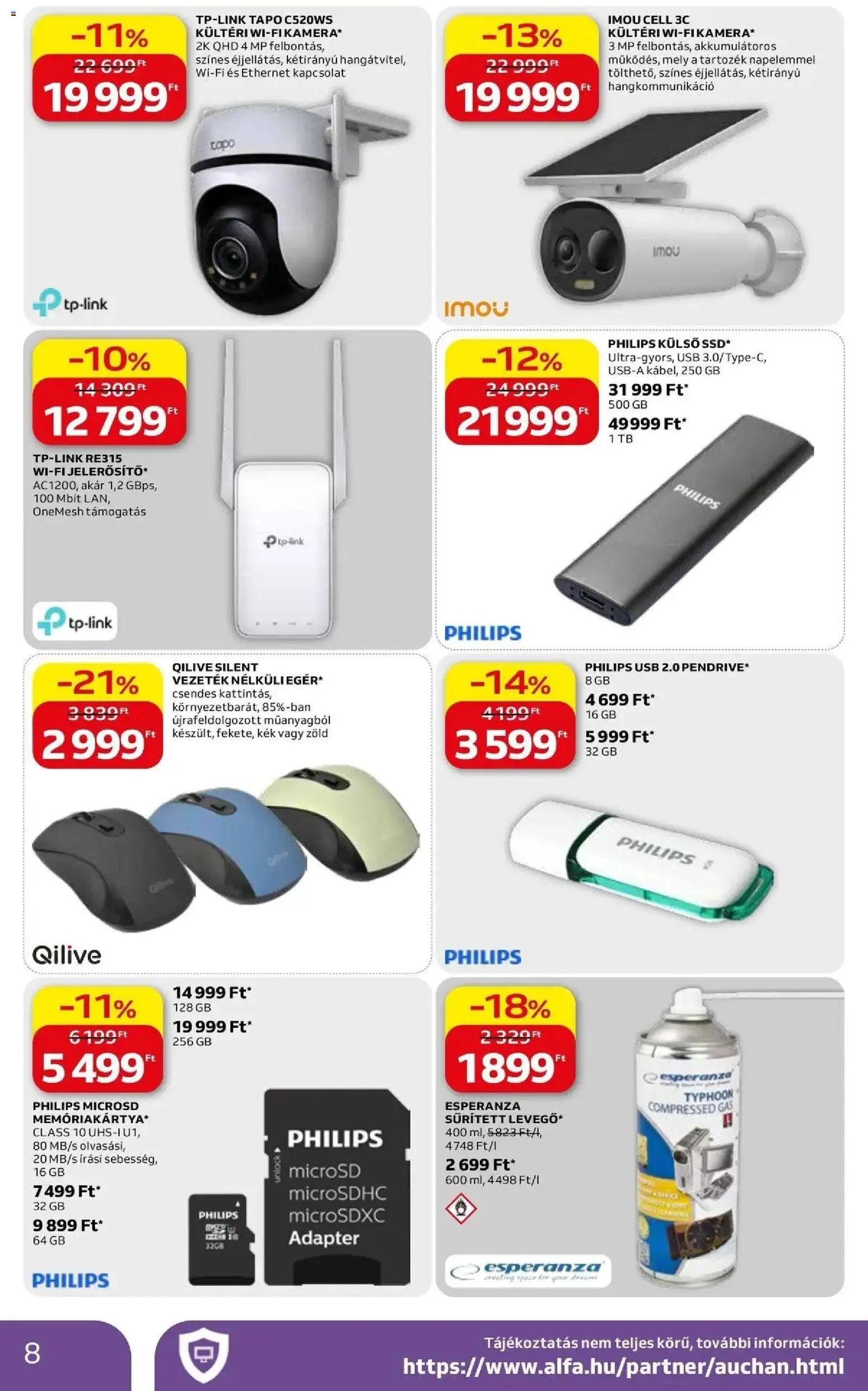 Auchan újság 2026.05.07. Auchan Elektronikai ajánlataink Budapest (2026-05-07 - 2026-05-20)