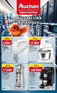 Auchan újság 2026.05.07. Auchan Elektronikai ajánlataink Budapest (2026-05-07 - 2026-05-20)
