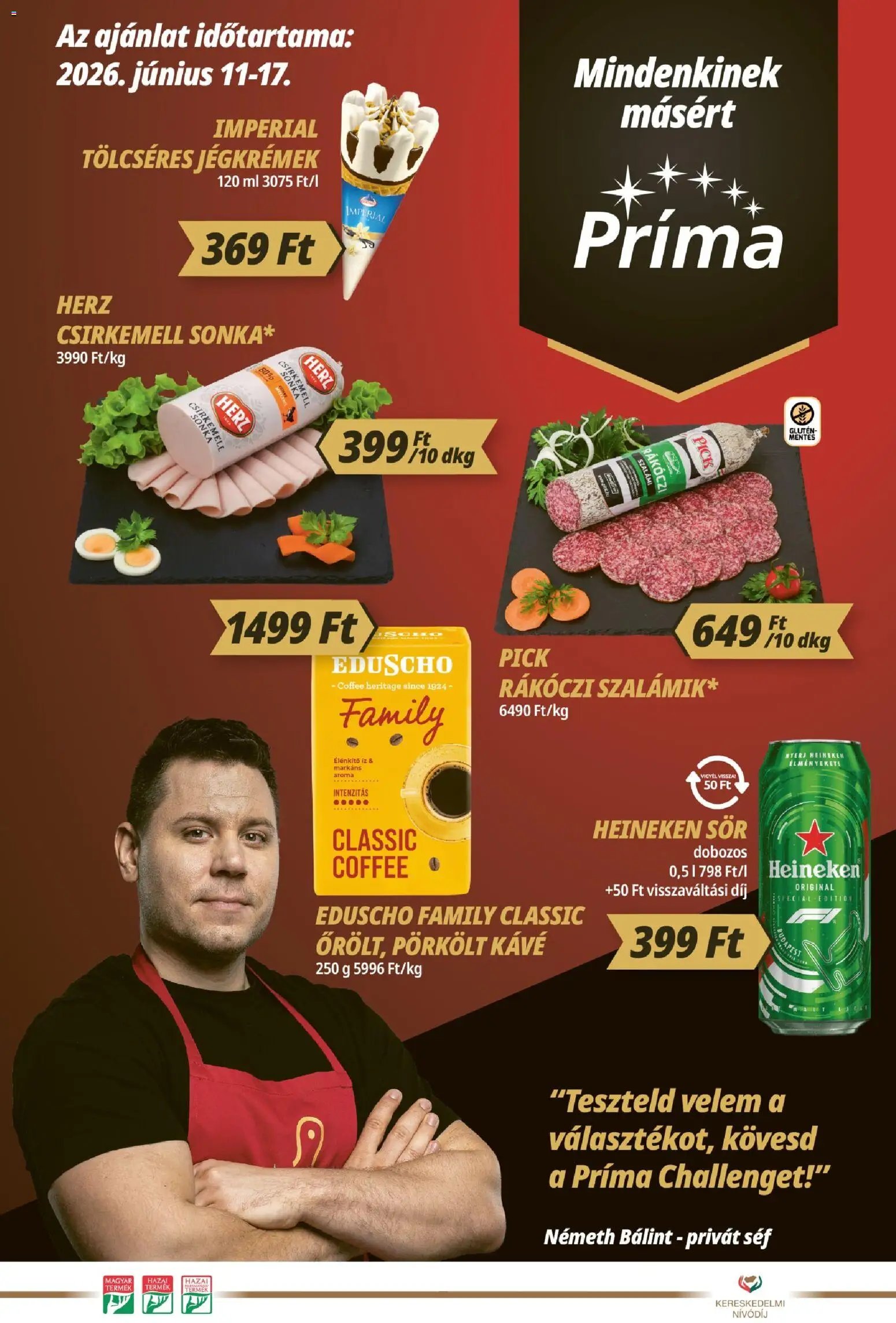 CBA Príma újság 2026.06.11. CBA Príma akciós újság