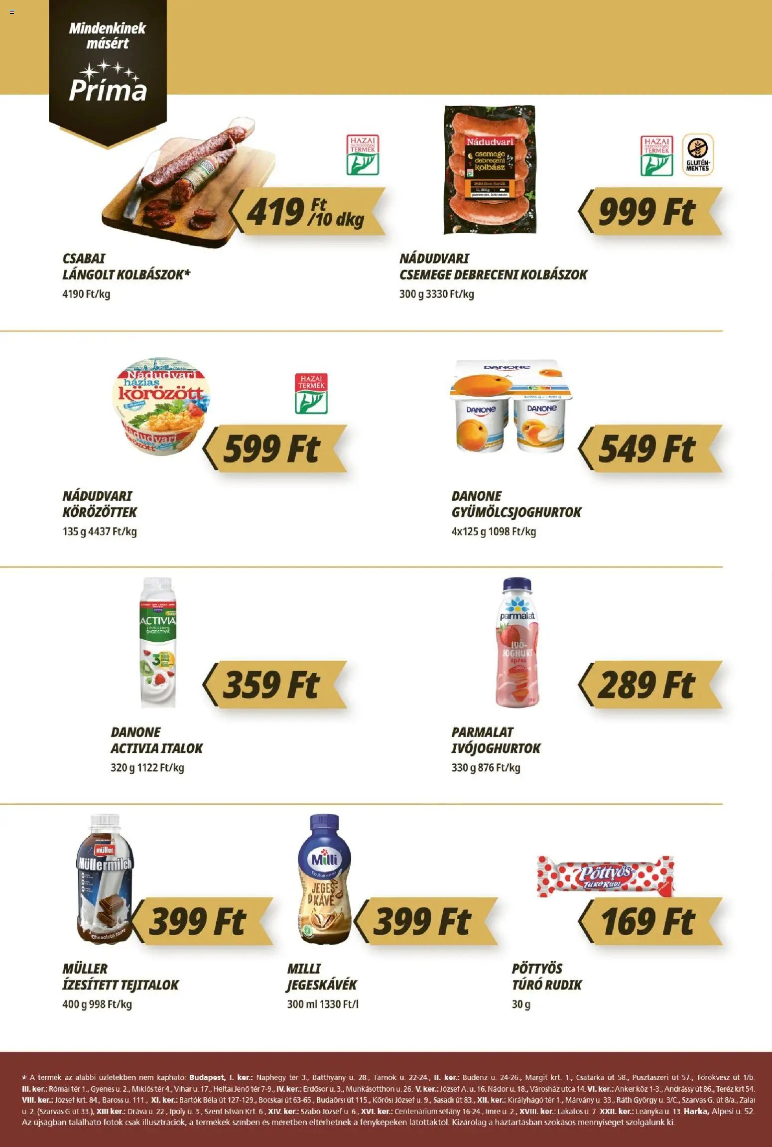 CBA Príma újság 2026.06.11. CBA Príma akciós újság