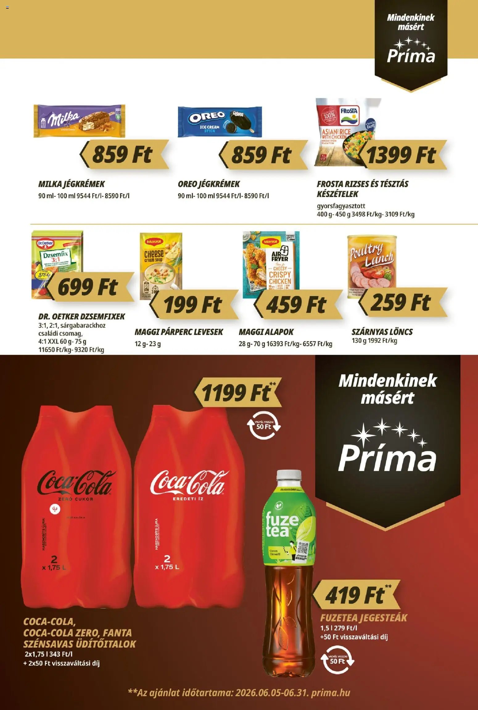 CBA Príma újság 2026.06.11. CBA Príma akciós újság