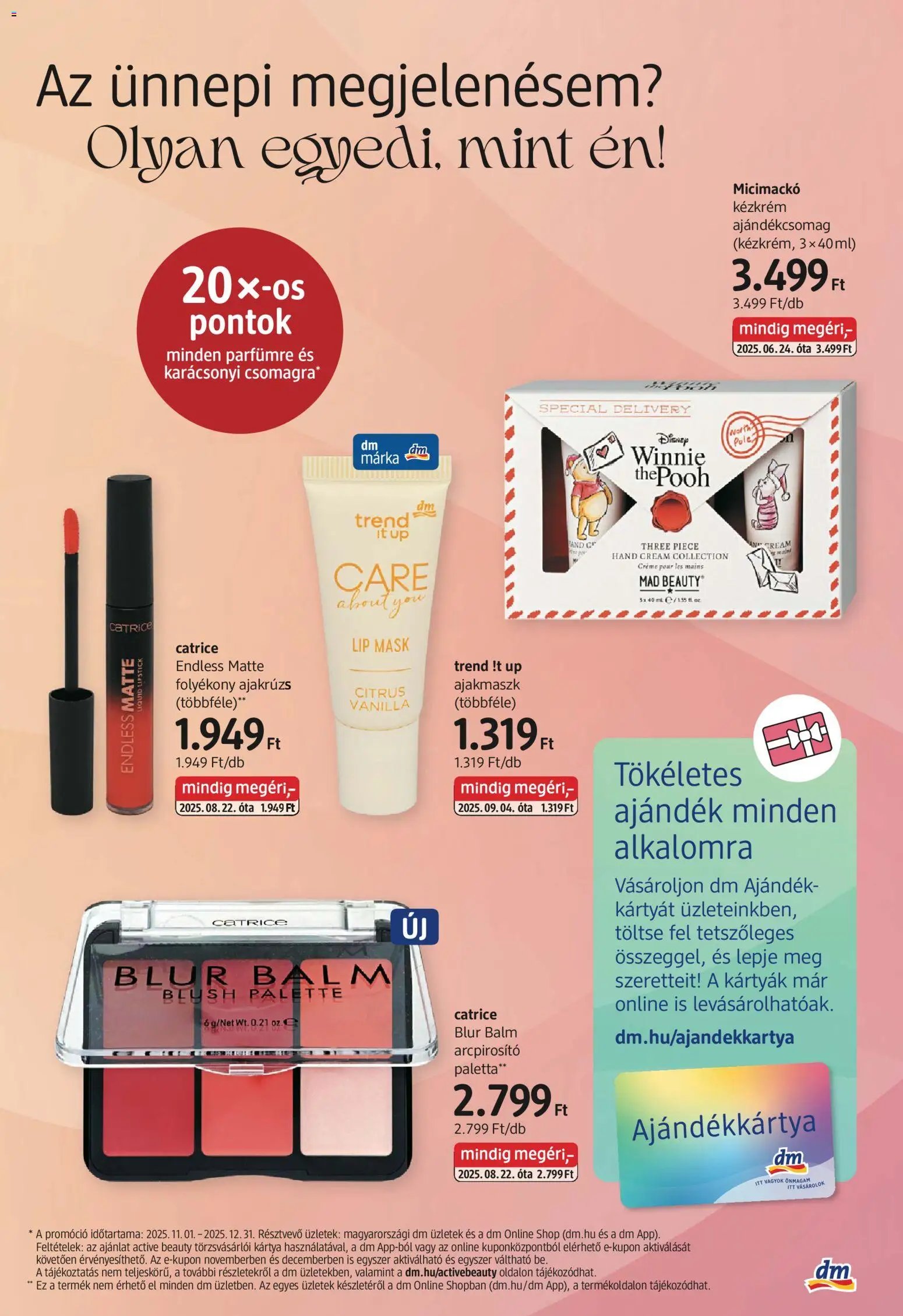 DM Drogerie Markt újság 2025.11.13. Akciós újság DM Drogerie Markt (2025-11-13 - 2025-11-26)