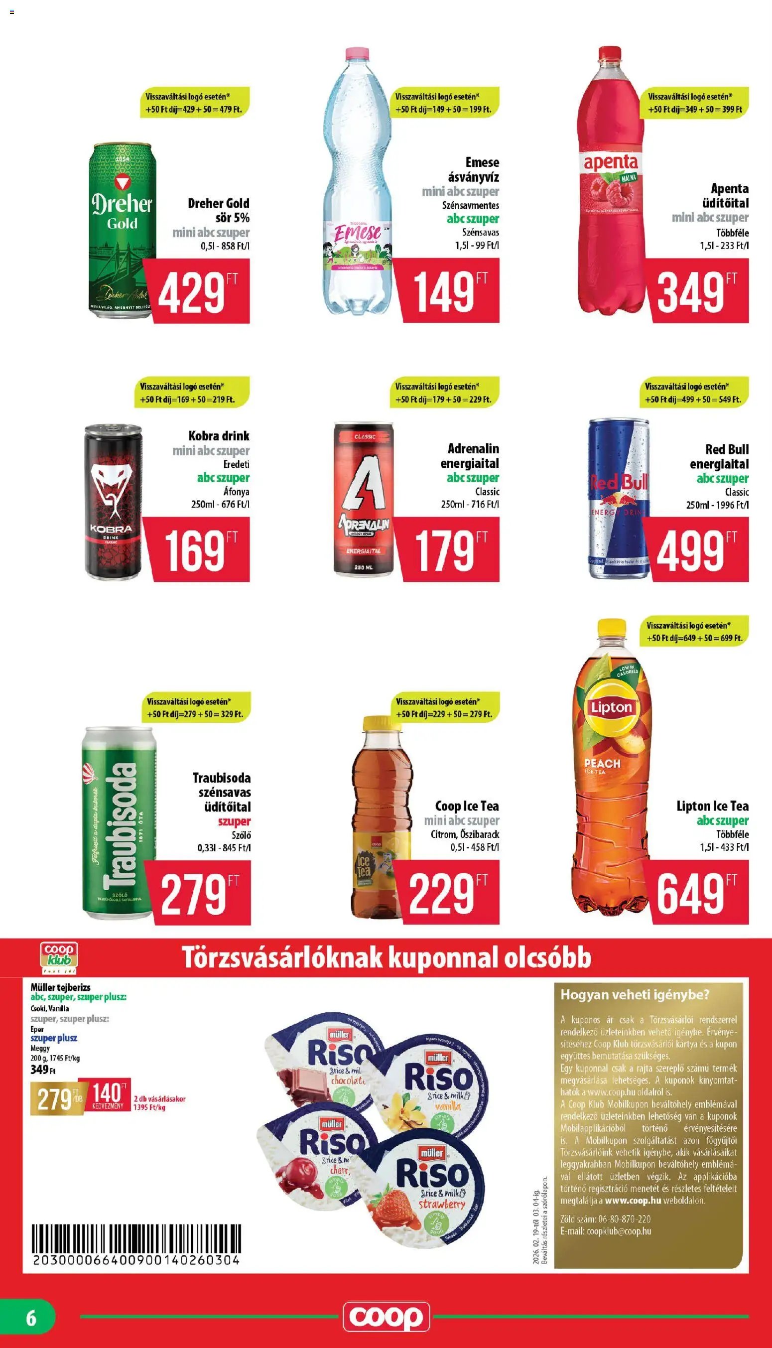 COOP újság 2026.02.19. Nyírzem - Mini & Abc & Szuper (2026-02-19 - 2026-03-04)