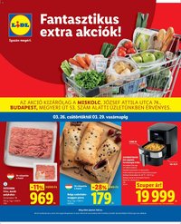 Lidl újság 2026.03.26. Lidl Miskolc, Budapest (2026-03-26 - 2026-03-29)