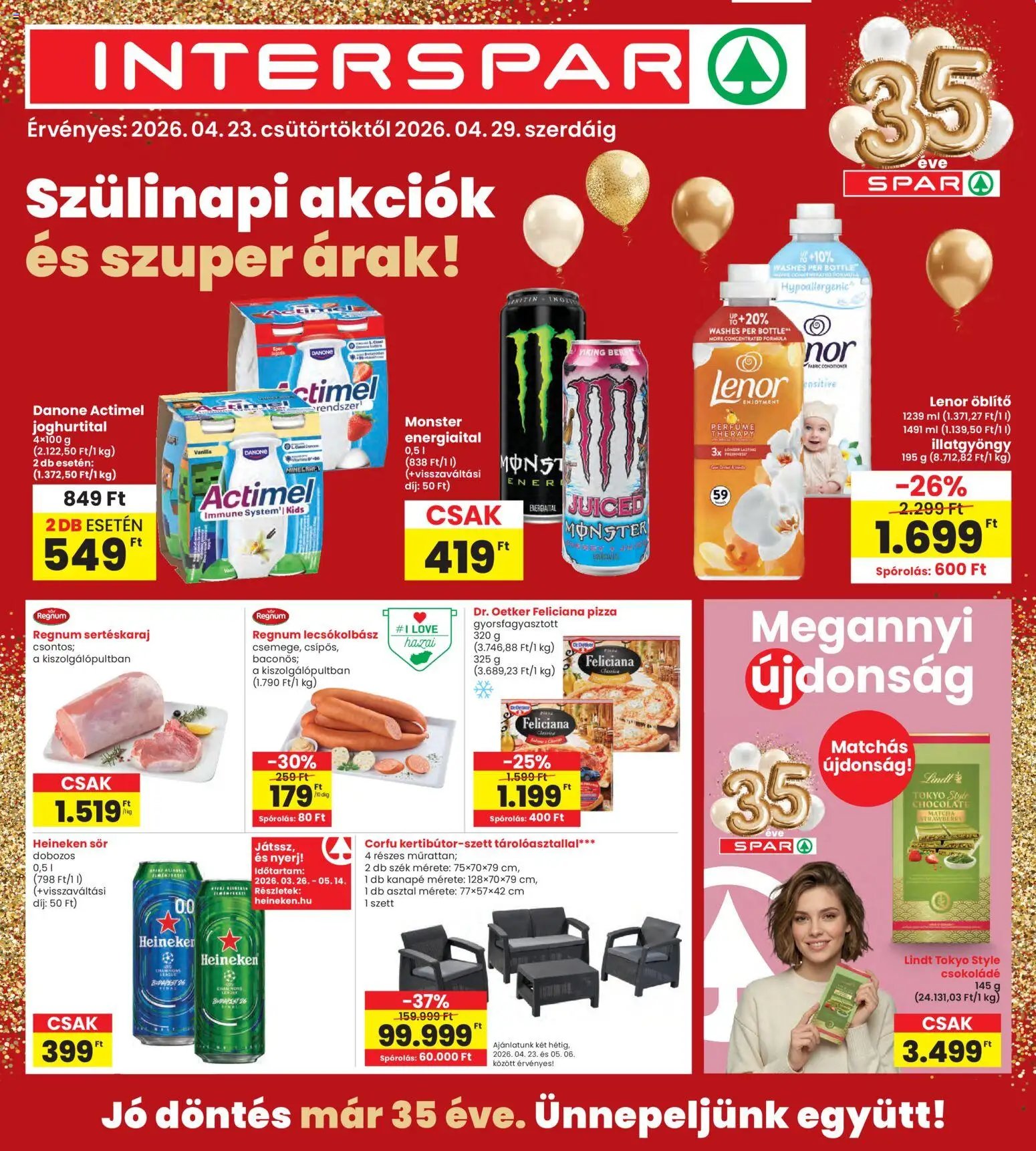 Interspar újság 2026.04.23. Interspar akciós újság (2026-04-23 - 2026-04-29)