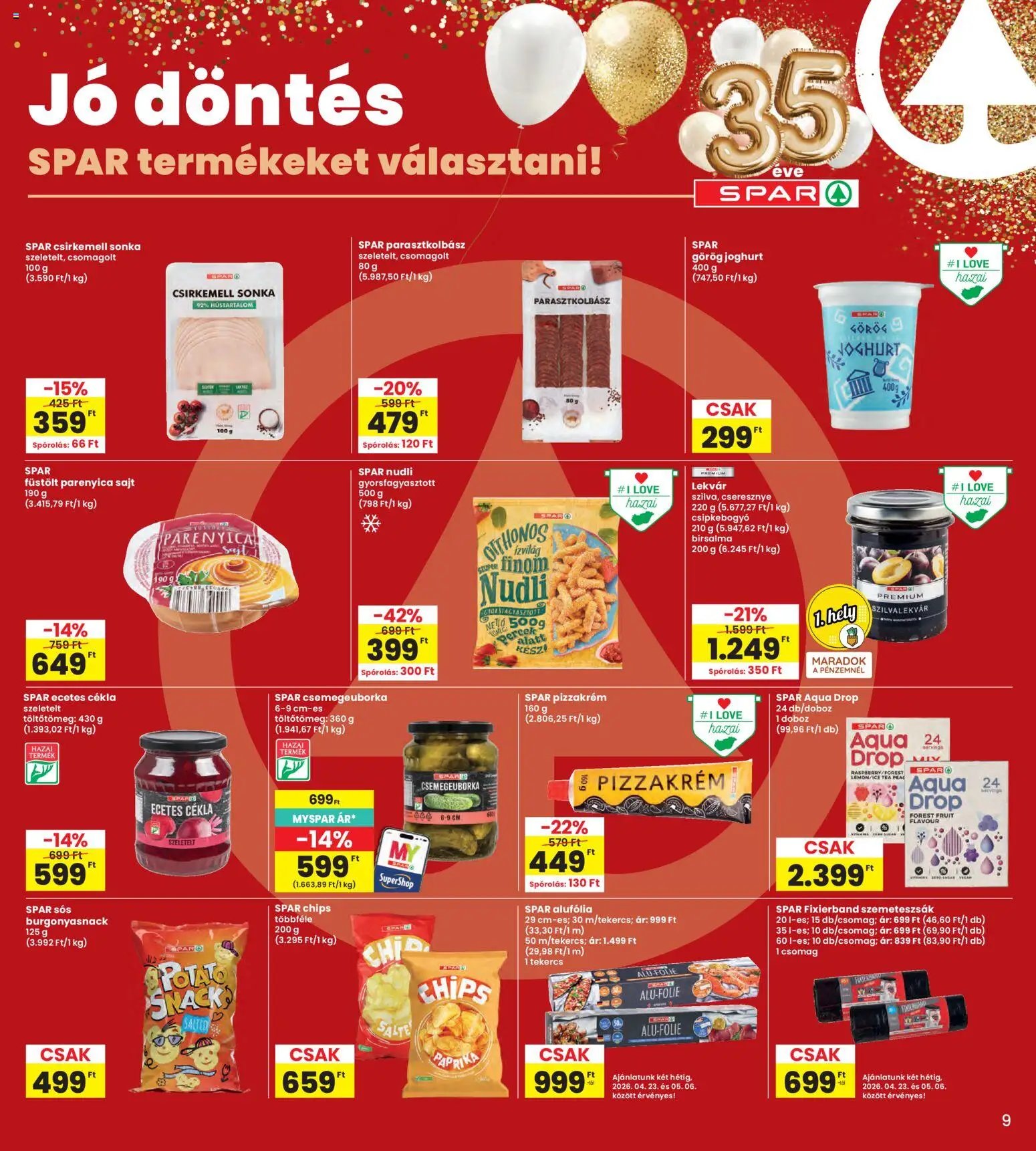 Interspar újság 2026.04.23. Interspar akciós újság (2026-04-23 - 2026-04-29)