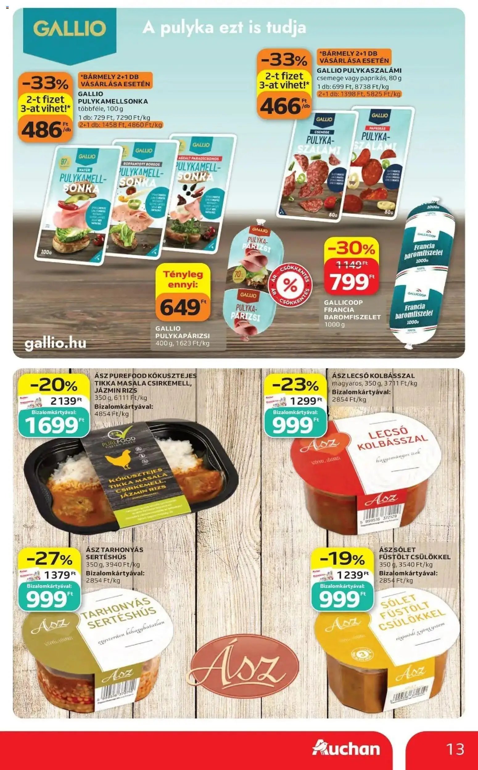 Auchan újság 2026.10.01. Auchan akciós újság Szolnok