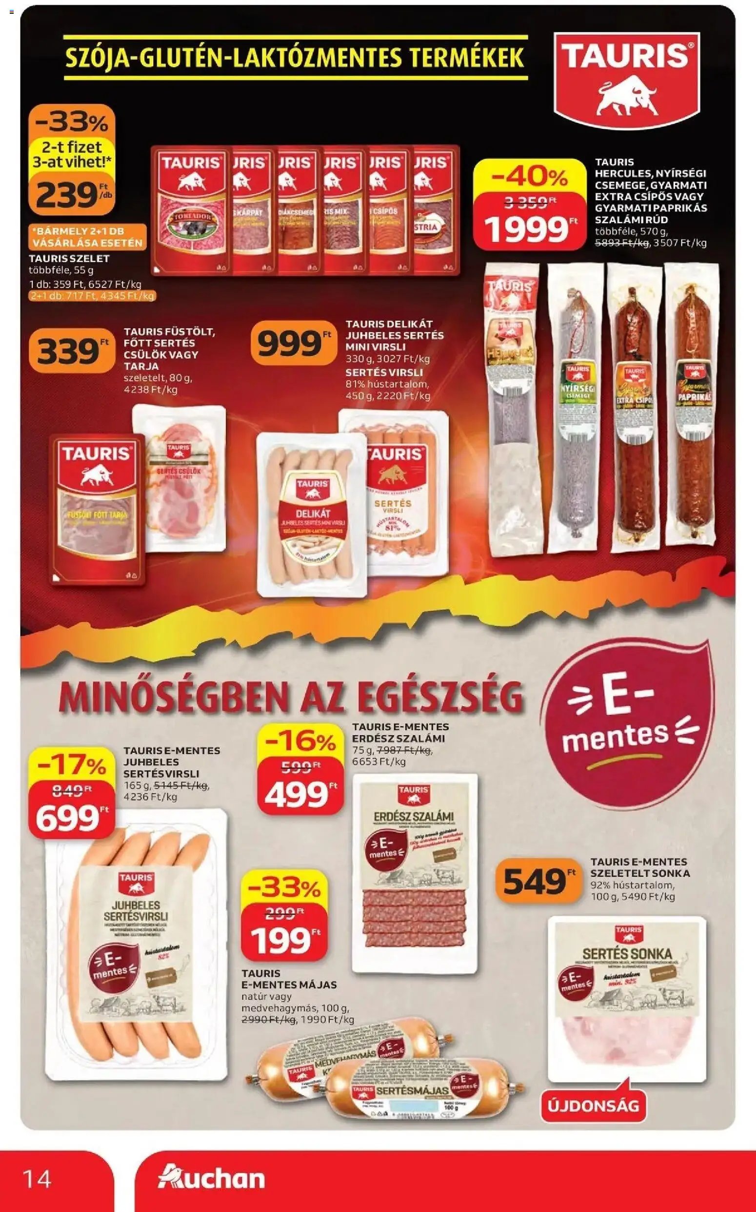 Auchan újság 2026.10.01. Auchan akciós újság Szolnok