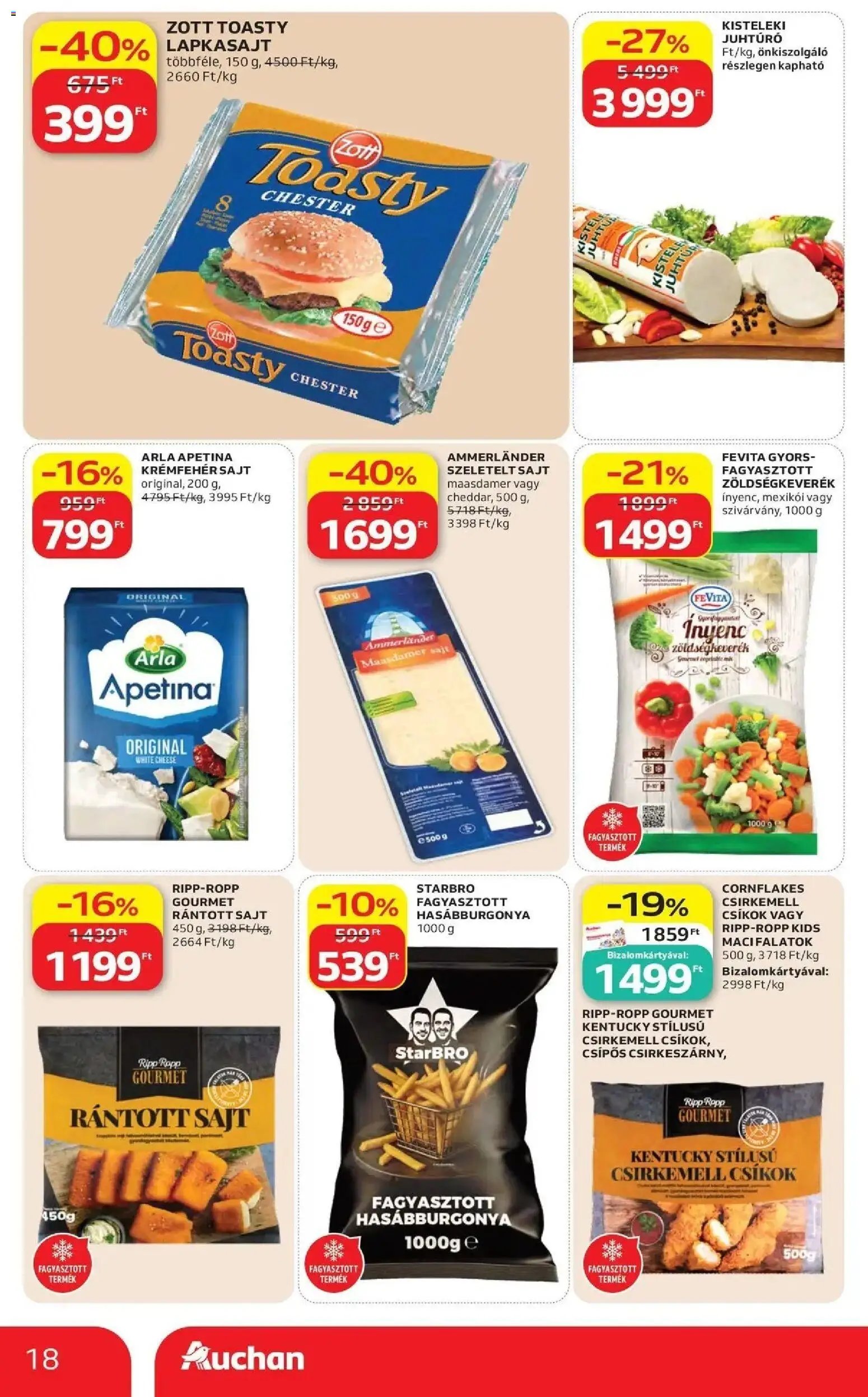 Auchan újság 2026.10.01. Auchan akciós újság Szolnok