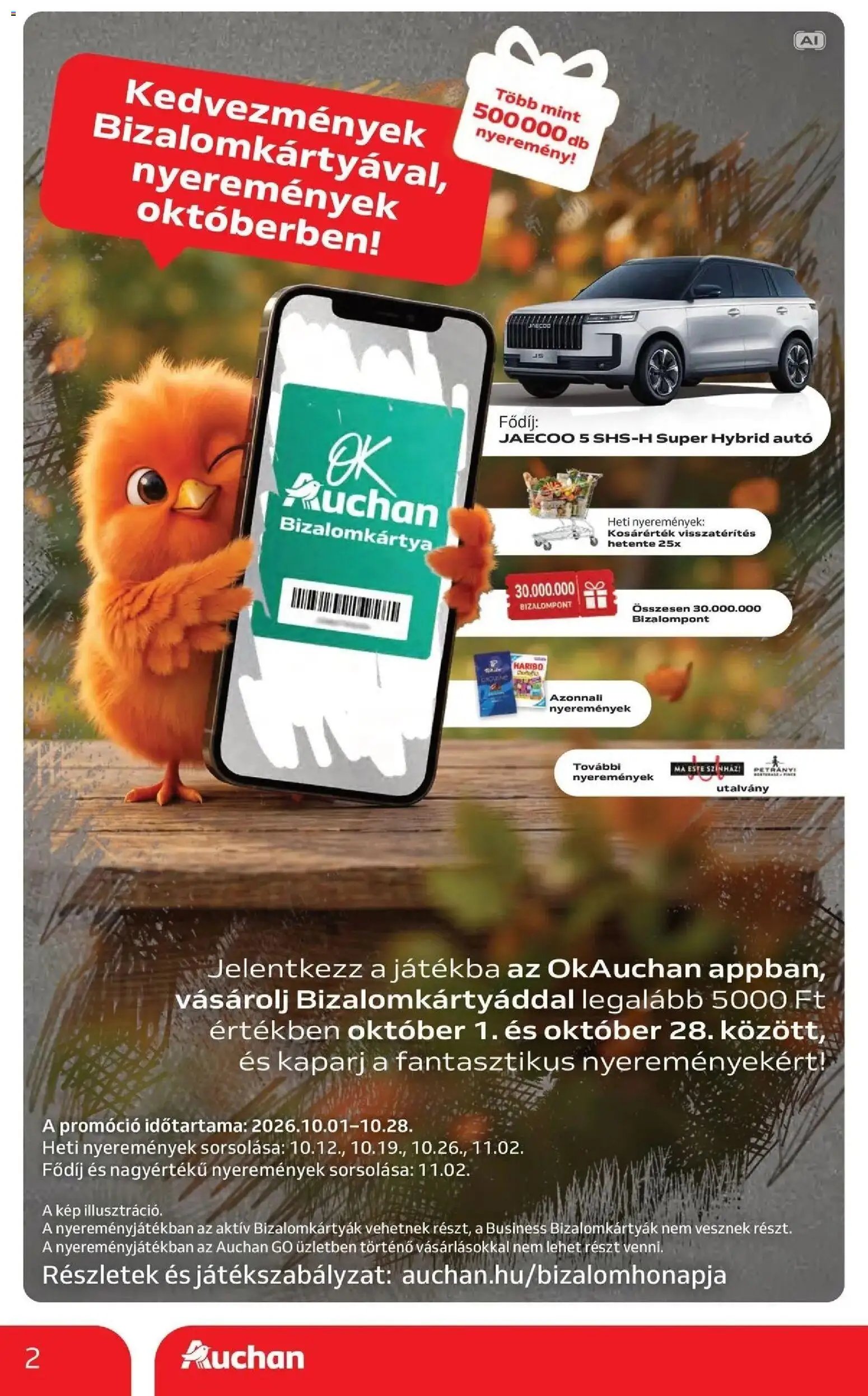 Auchan újság 2026.10.01. Auchan akciós újság Szolnok