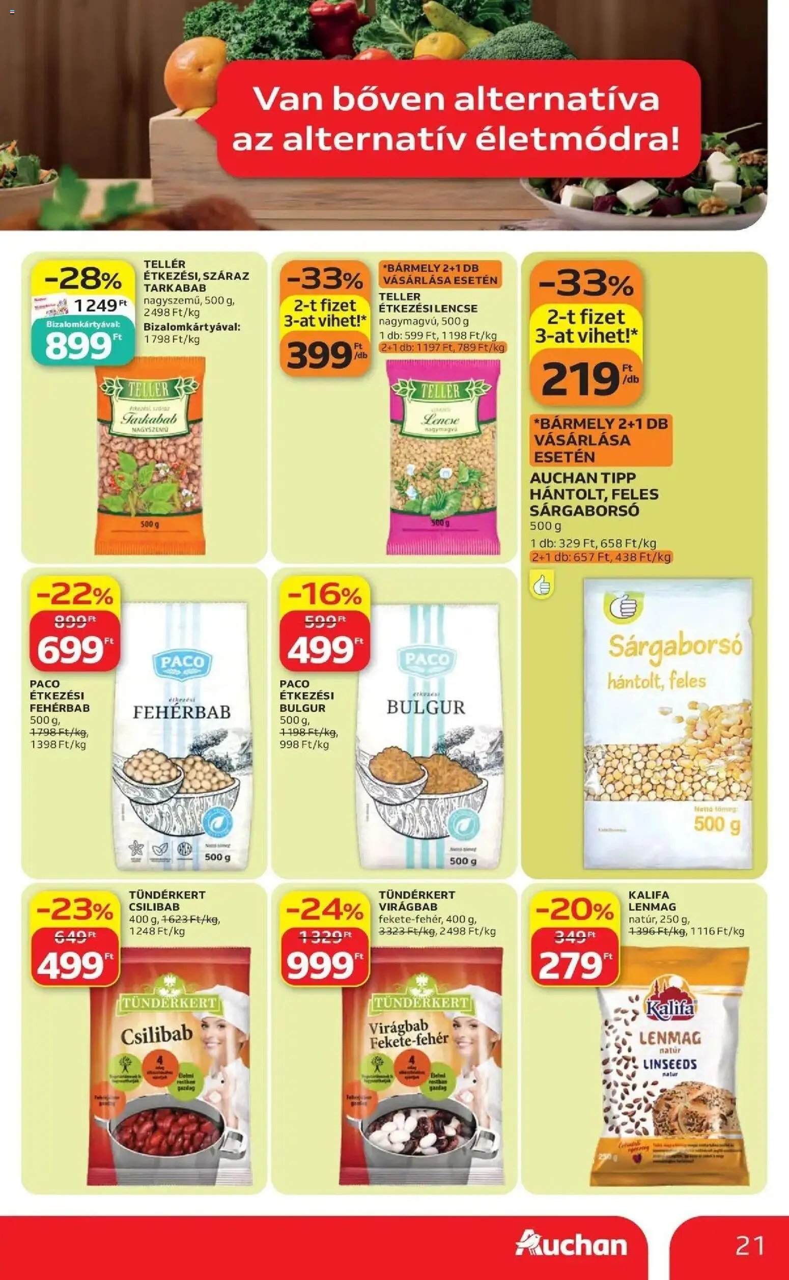 Auchan újság 2026.10.01. Auchan akciós újság Szolnok