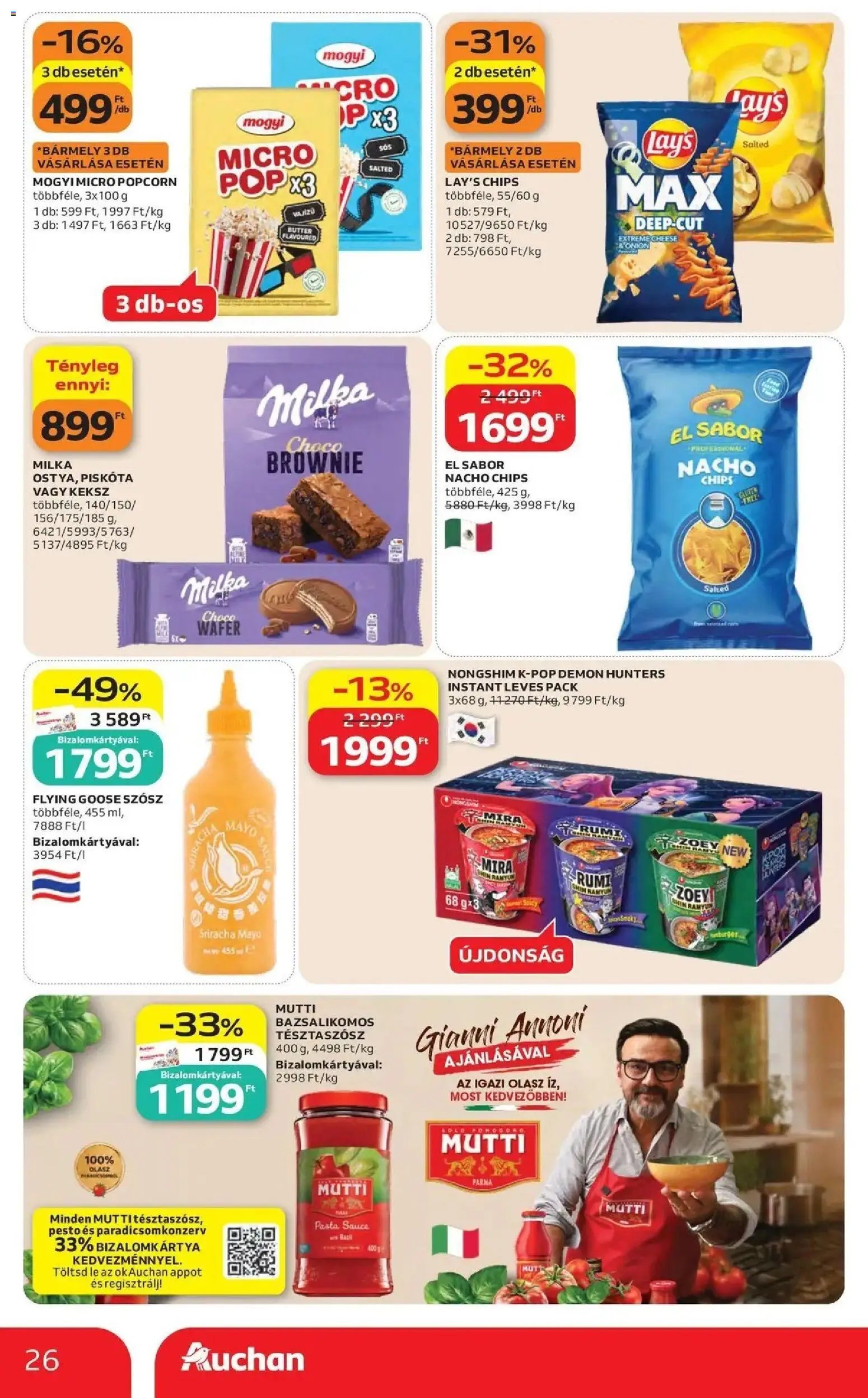 Auchan újság 2026.10.01. Auchan akciós újság Szolnok