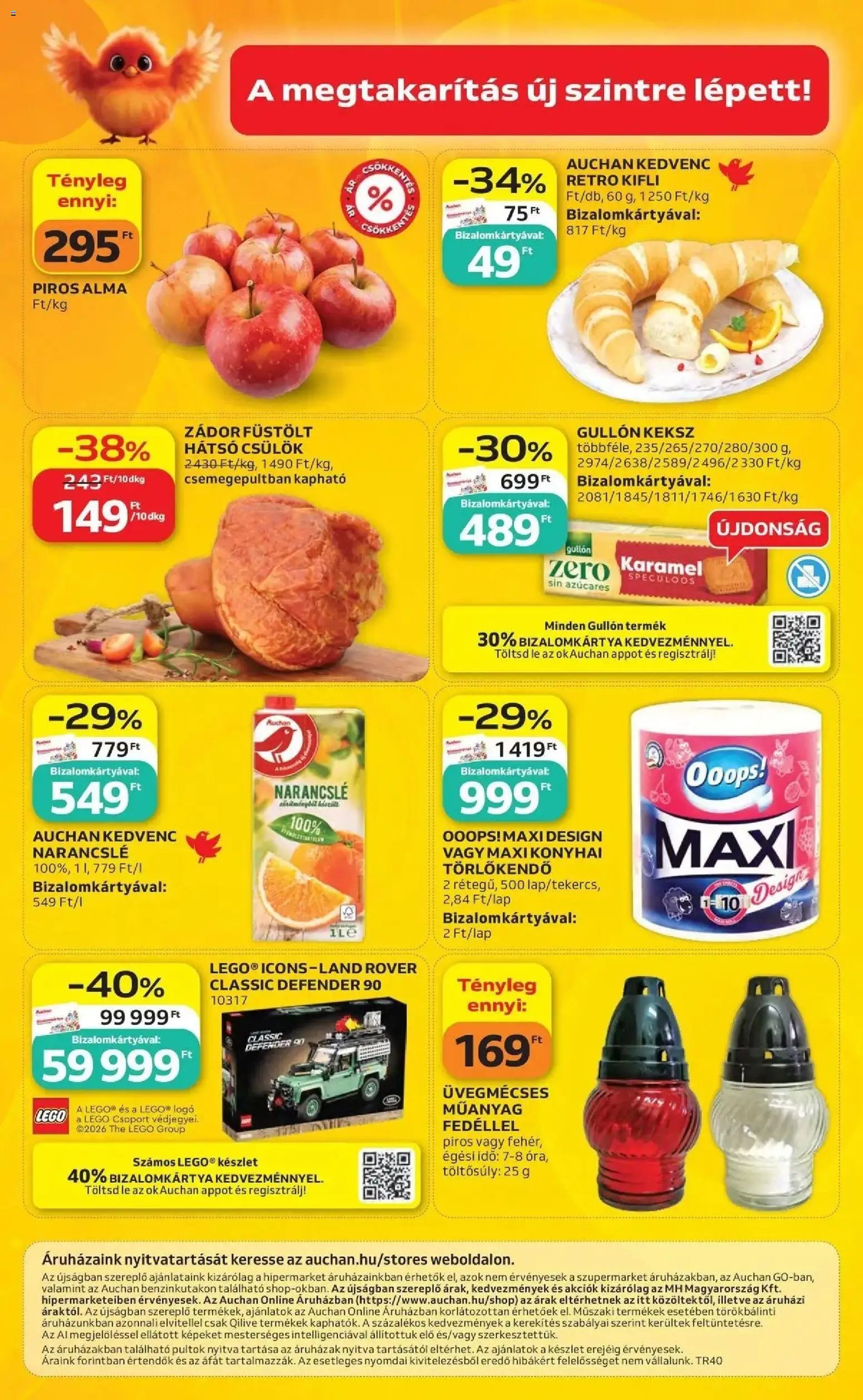 Auchan újság 2026.10.01. Auchan akciós újság Szolnok