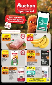 Auchan újság 2026.10.01. Auchan akciós újság Szolnok