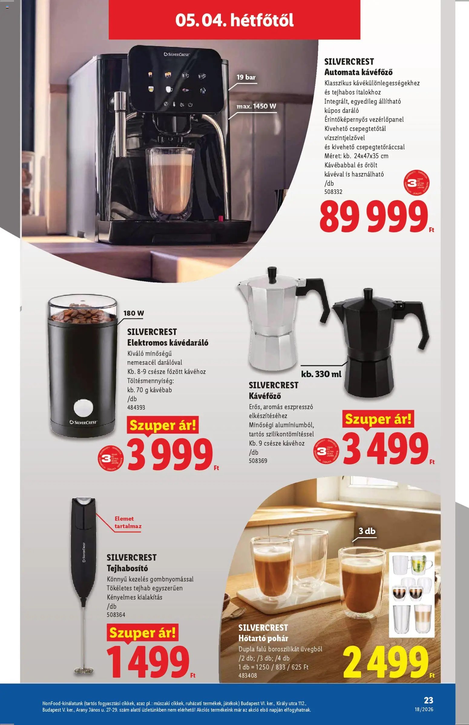 Lidl újság 2026.04.30. Lidl Nonfood kínálatunk (2026-04-30 - 2026-05-06)