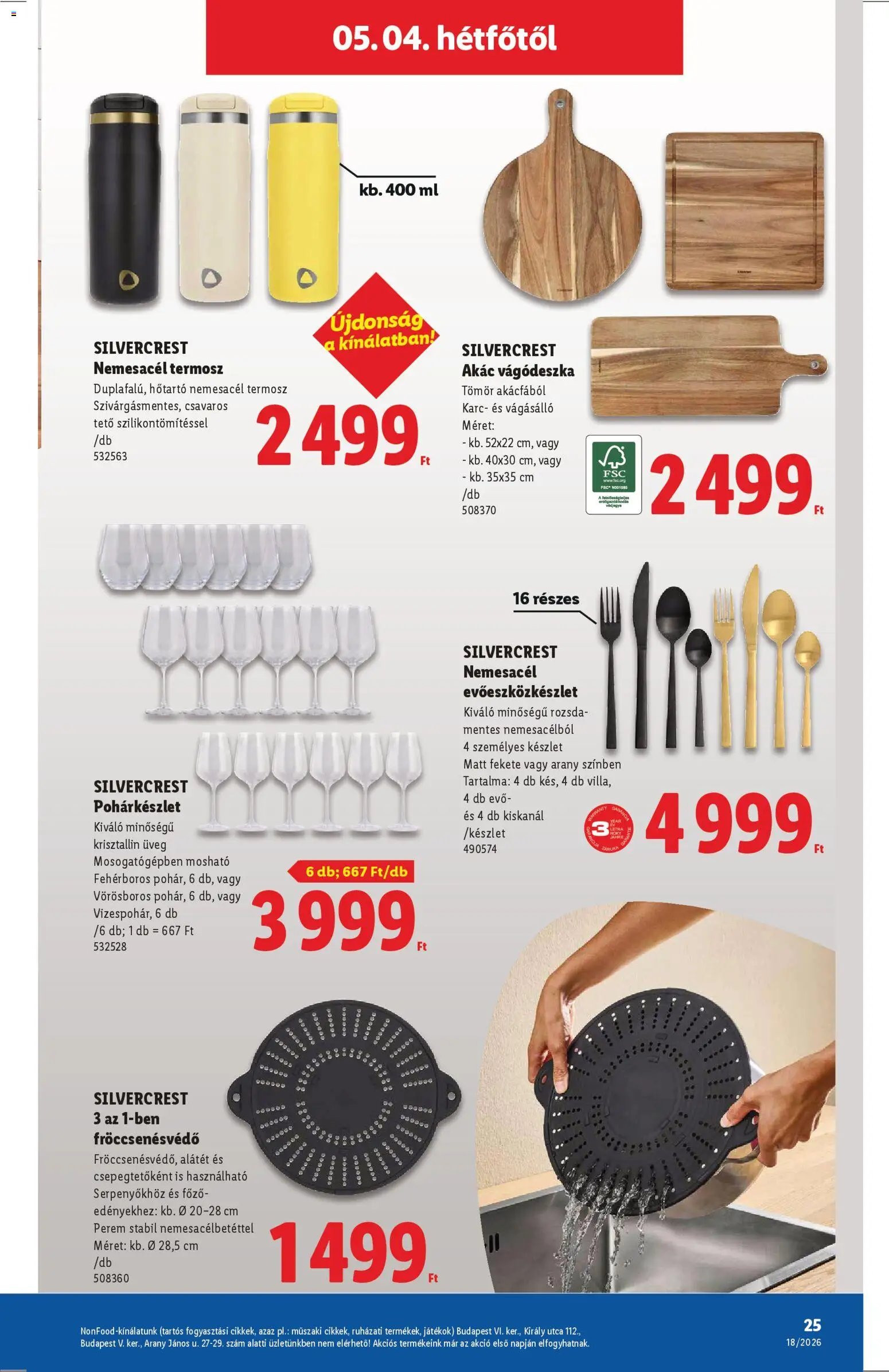 Lidl újság 2026.04.30. Lidl Nonfood kínálatunk (2026-04-30 - 2026-05-06)