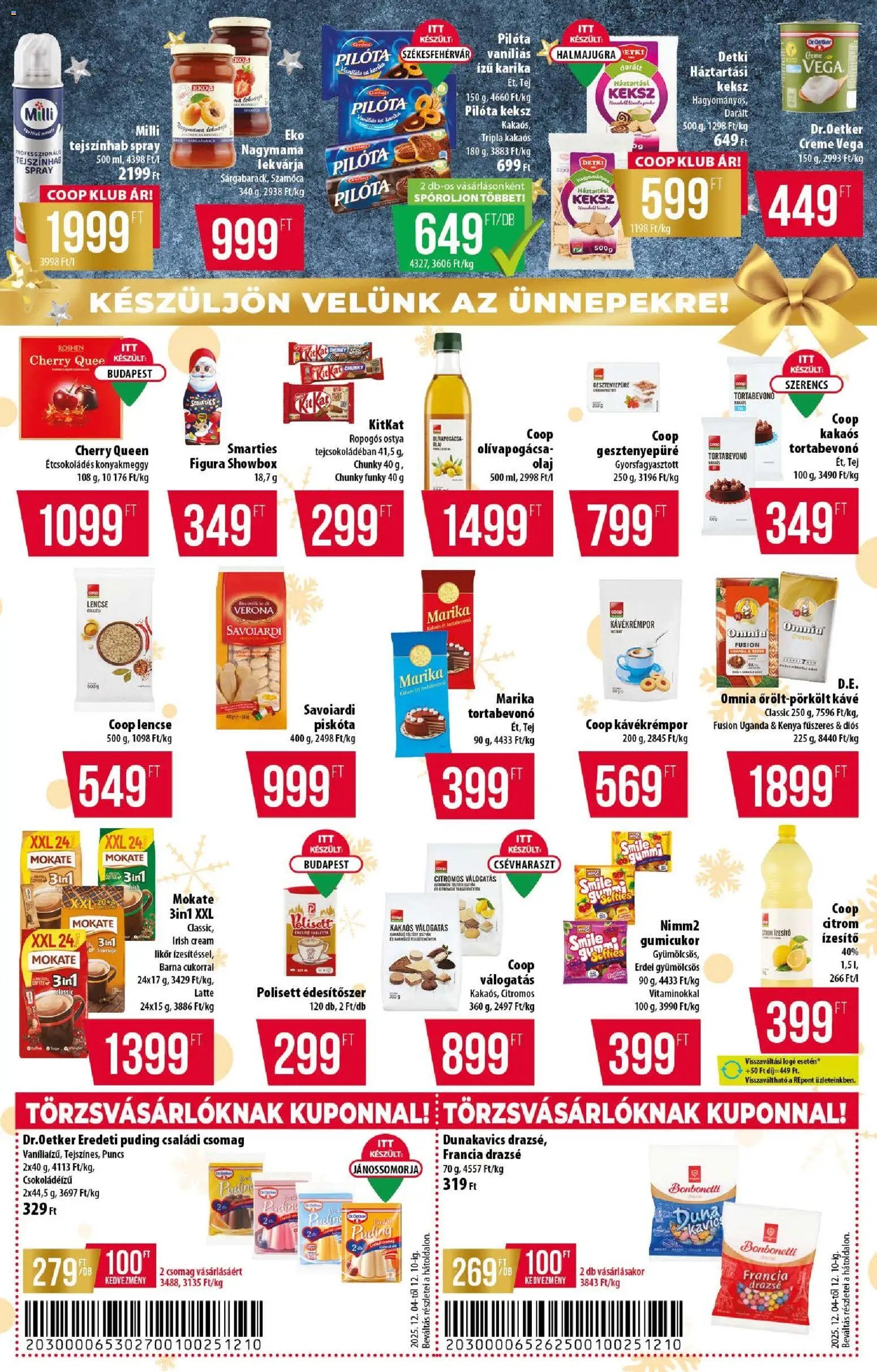 COOP újság 2025.12.04. Alföld Pro-Coop Zrt. - Szuper Plus (2025-12-04 - 2025-12-10)