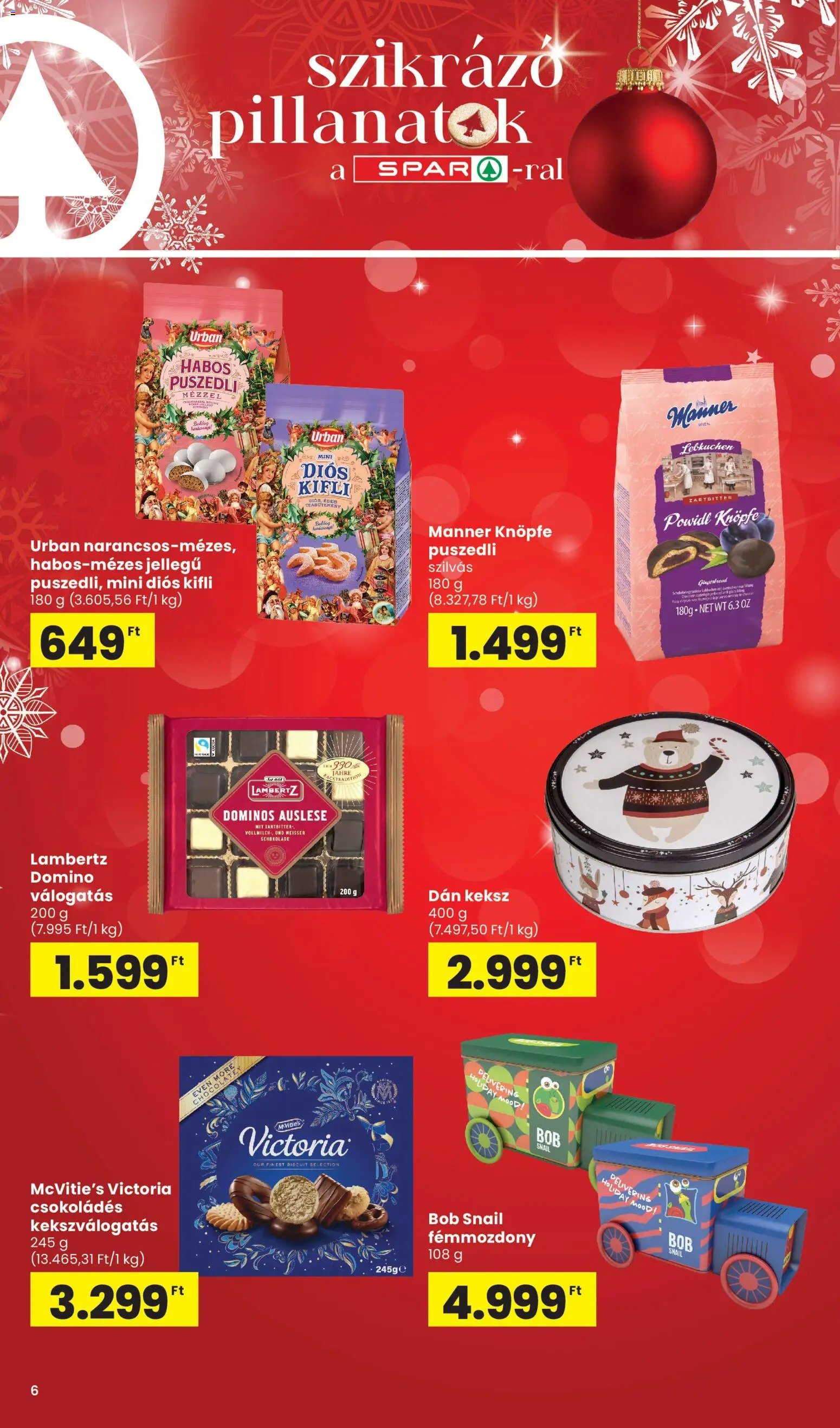 Spar újság 2025.11.06. Karácsony online katalógus (2025-11-06)