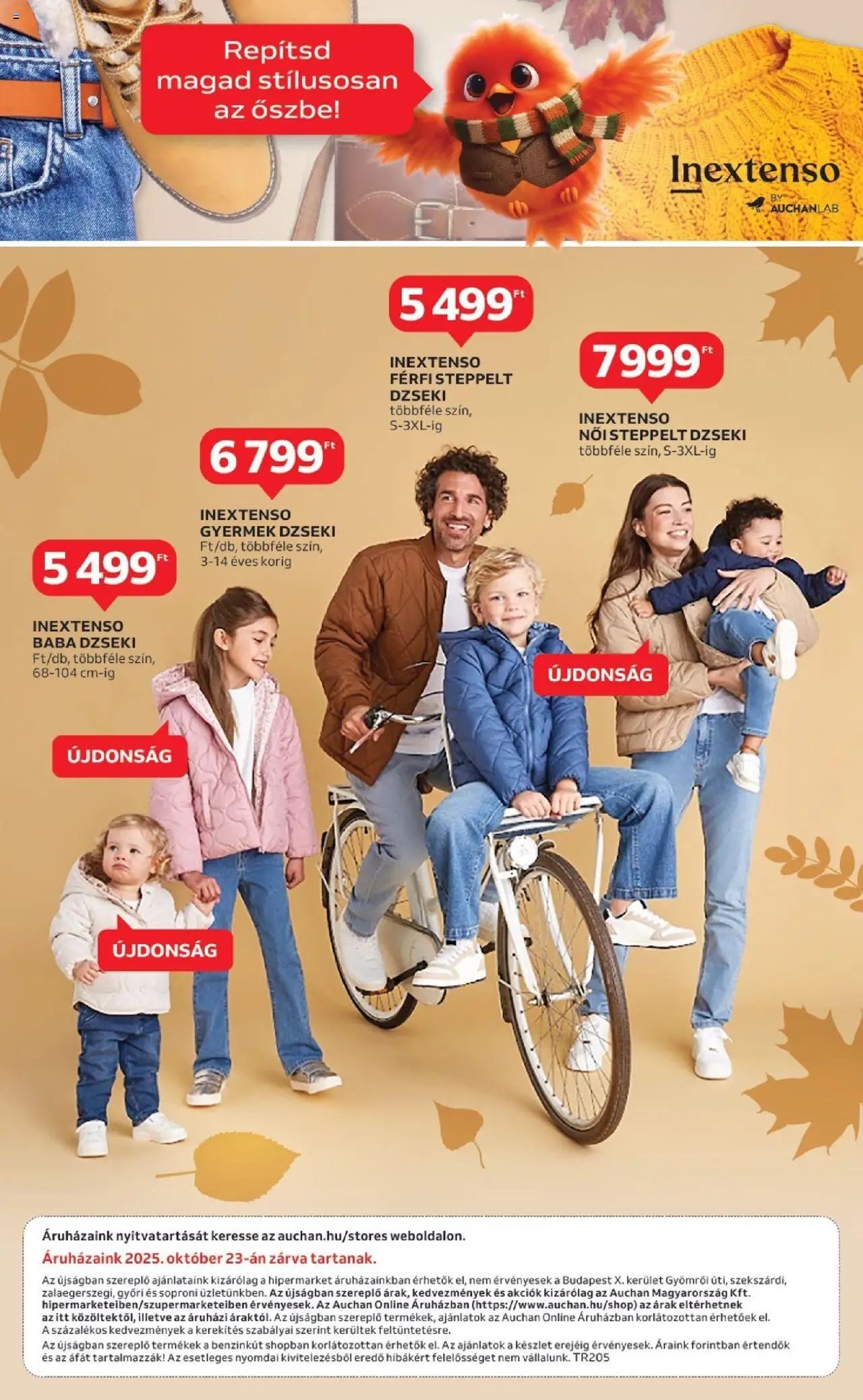 Auchan újság 2025.10.02. Őszi Textil ajánlataink (2025-10-02 - 2025-10-29)