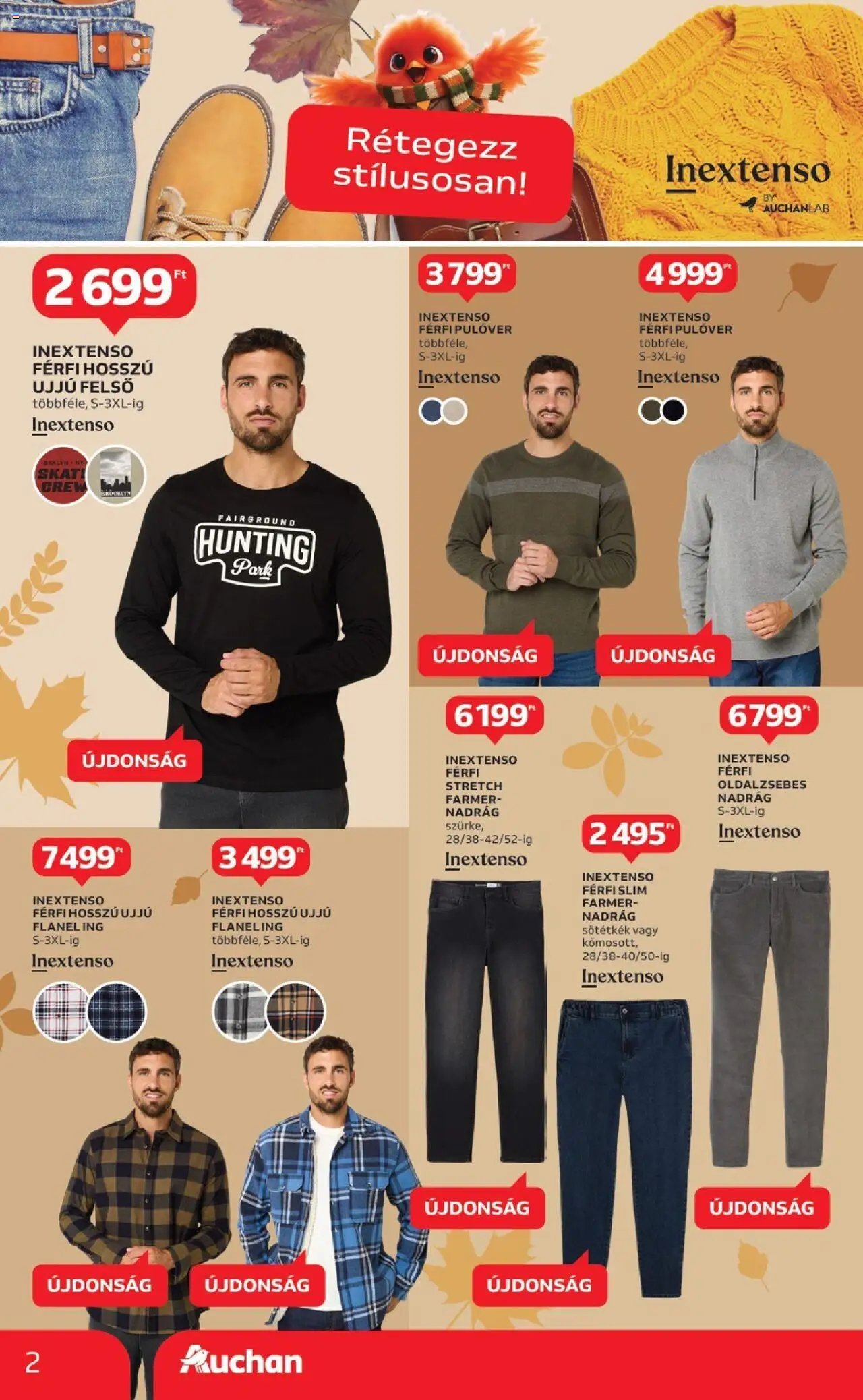 Auchan újság 2025.10.02. Őszi Textil ajánlataink (2025-10-02 - 2025-10-29)