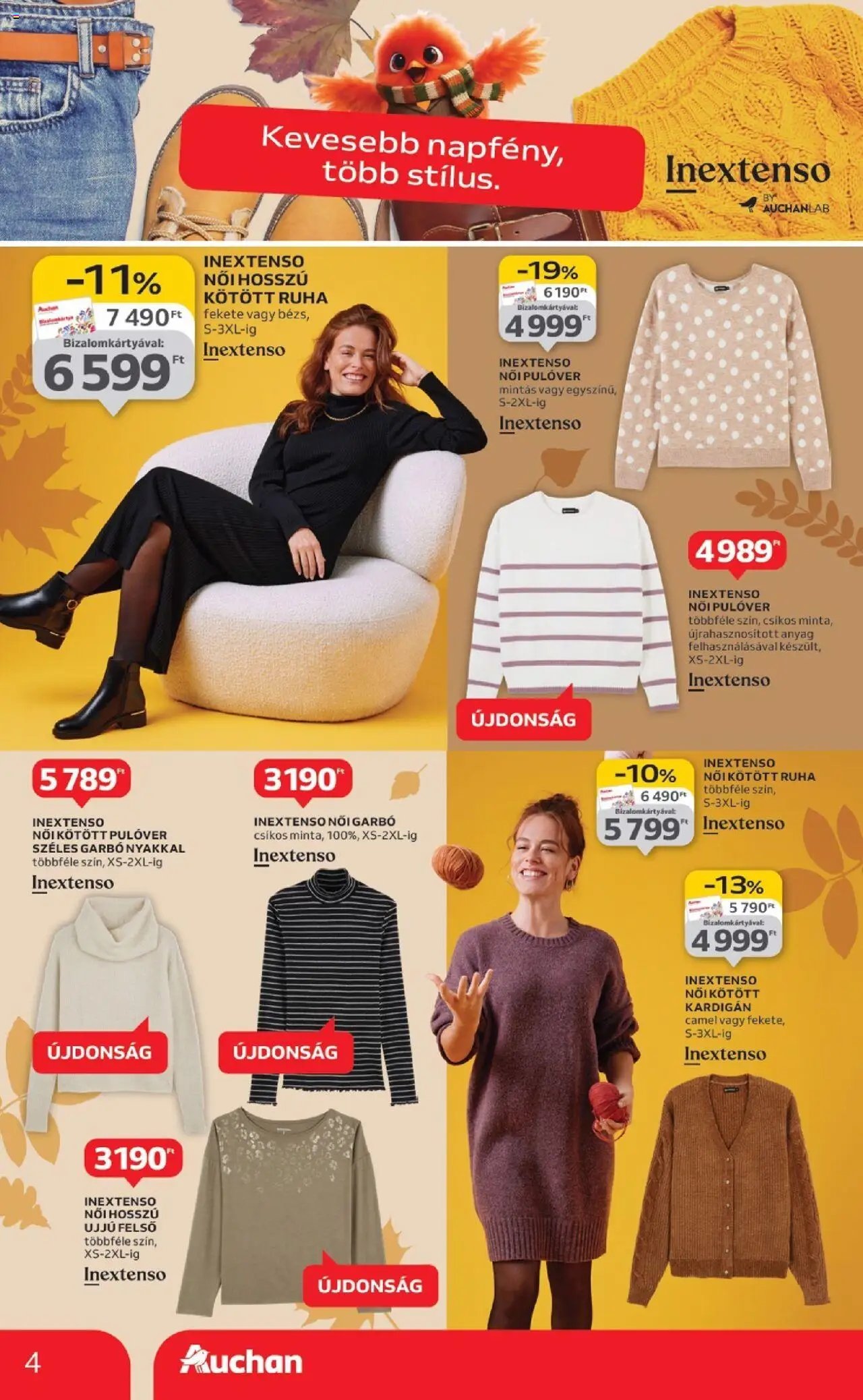Auchan újság 2025.10.02. Őszi Textil ajánlataink (2025-10-02 - 2025-10-29)