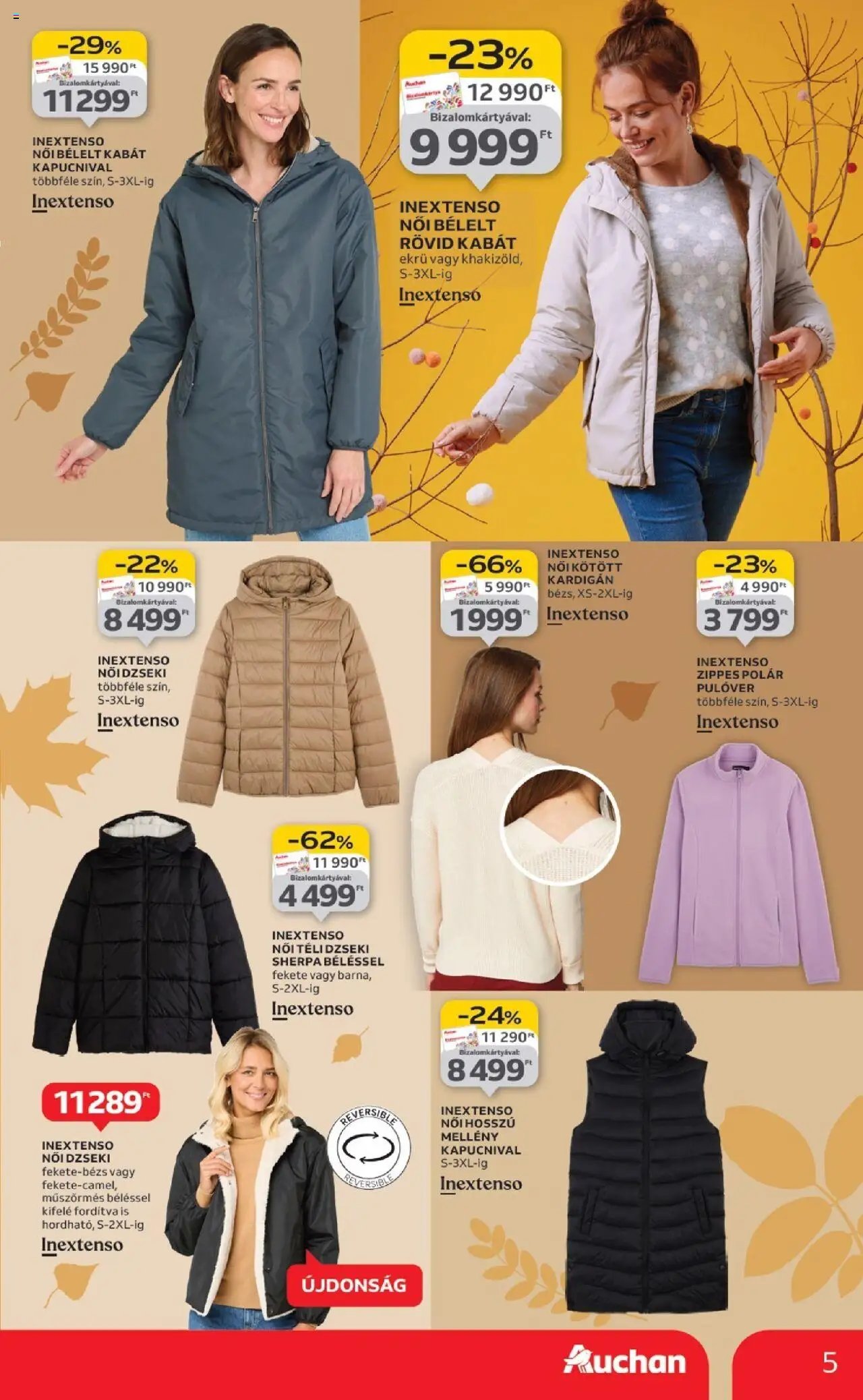 Auchan újság 2025.10.02. Őszi Textil ajánlataink (2025-10-02 - 2025-10-29)