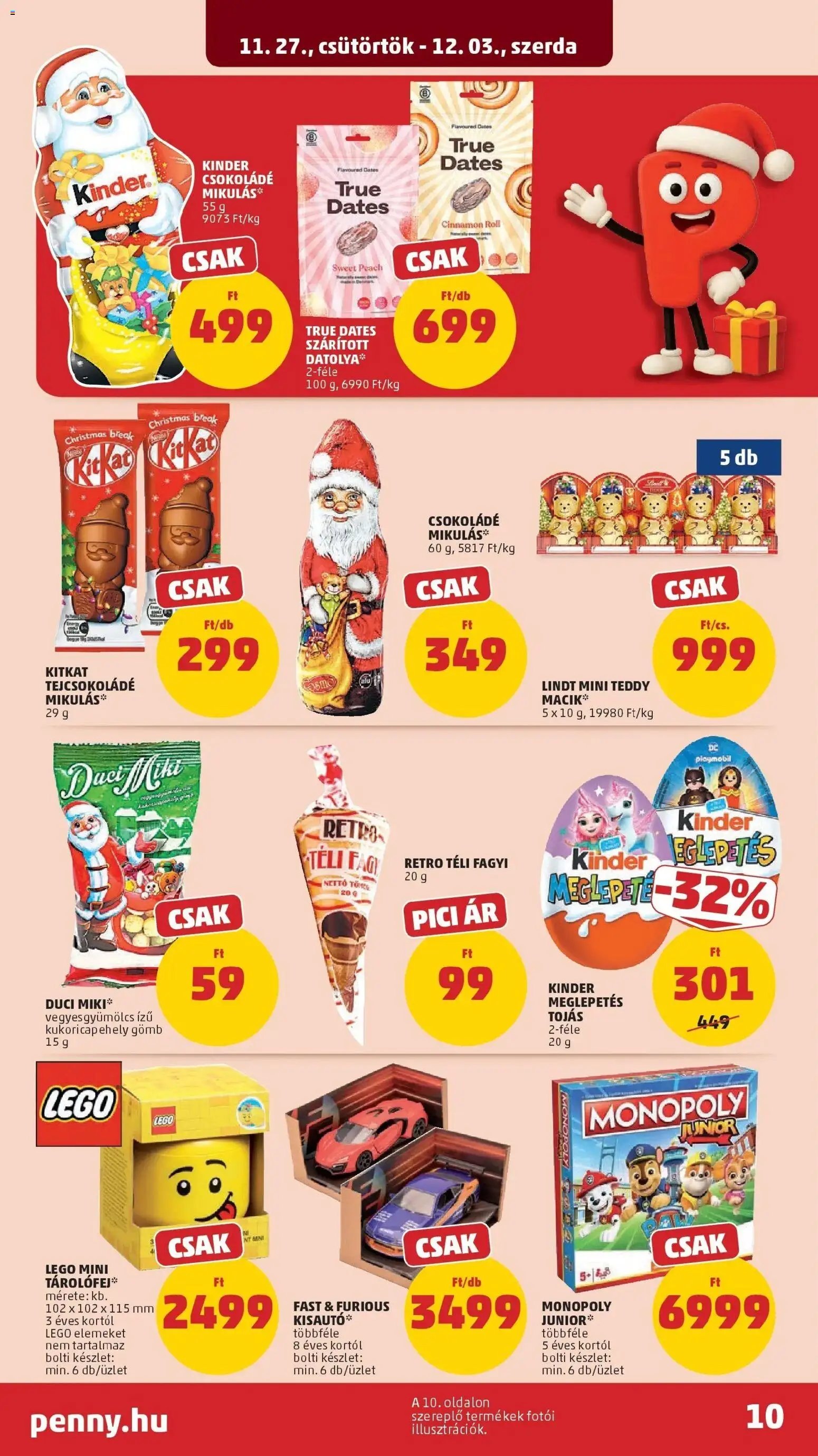 PENNY újság 2025.11.27. Akciós újság PENNY (2025-11-27 - 2025-12-03)