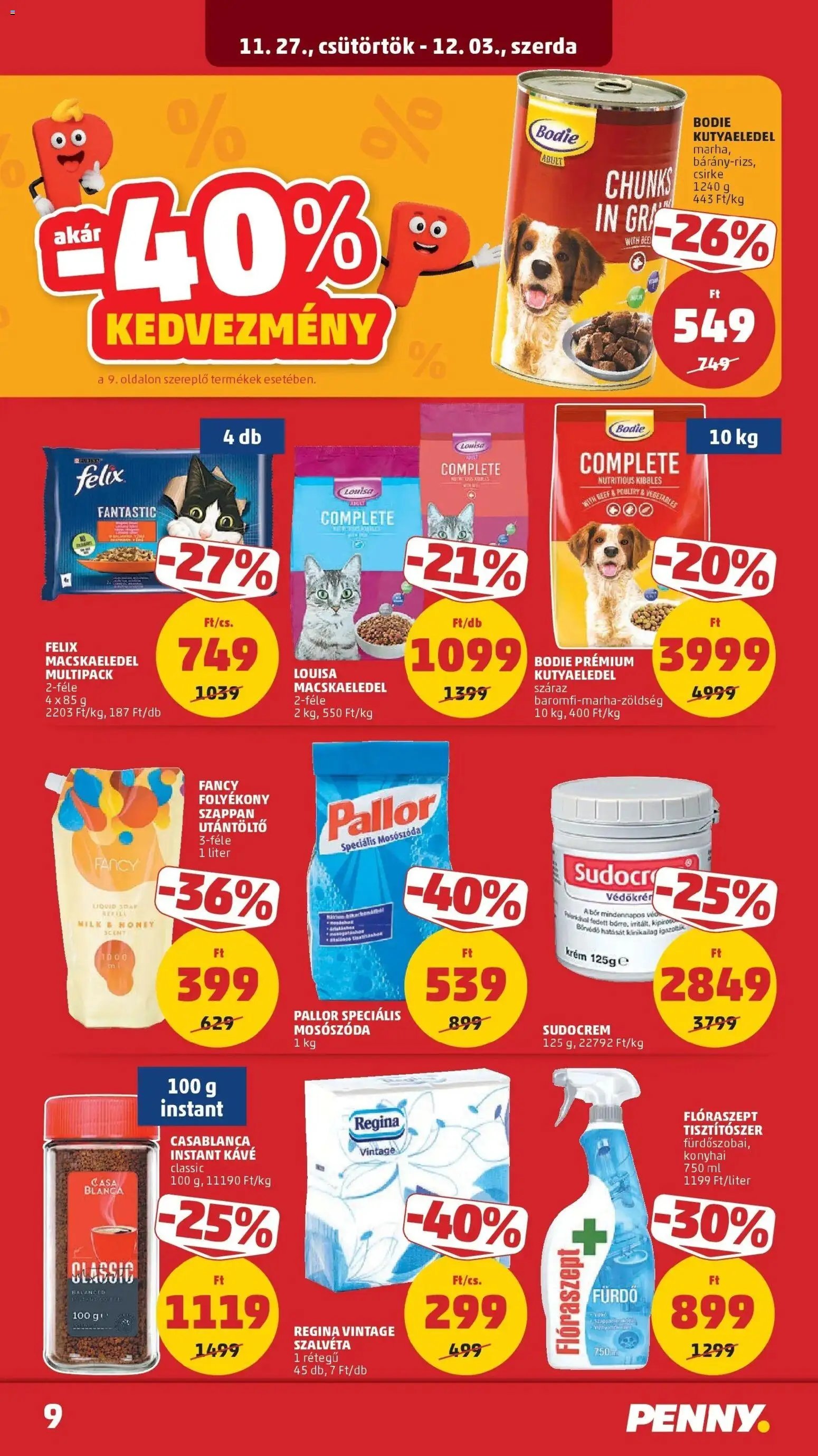 PENNY újság 2025.11.27. Akciós újság PENNY (2025-11-27 - 2025-12-03)