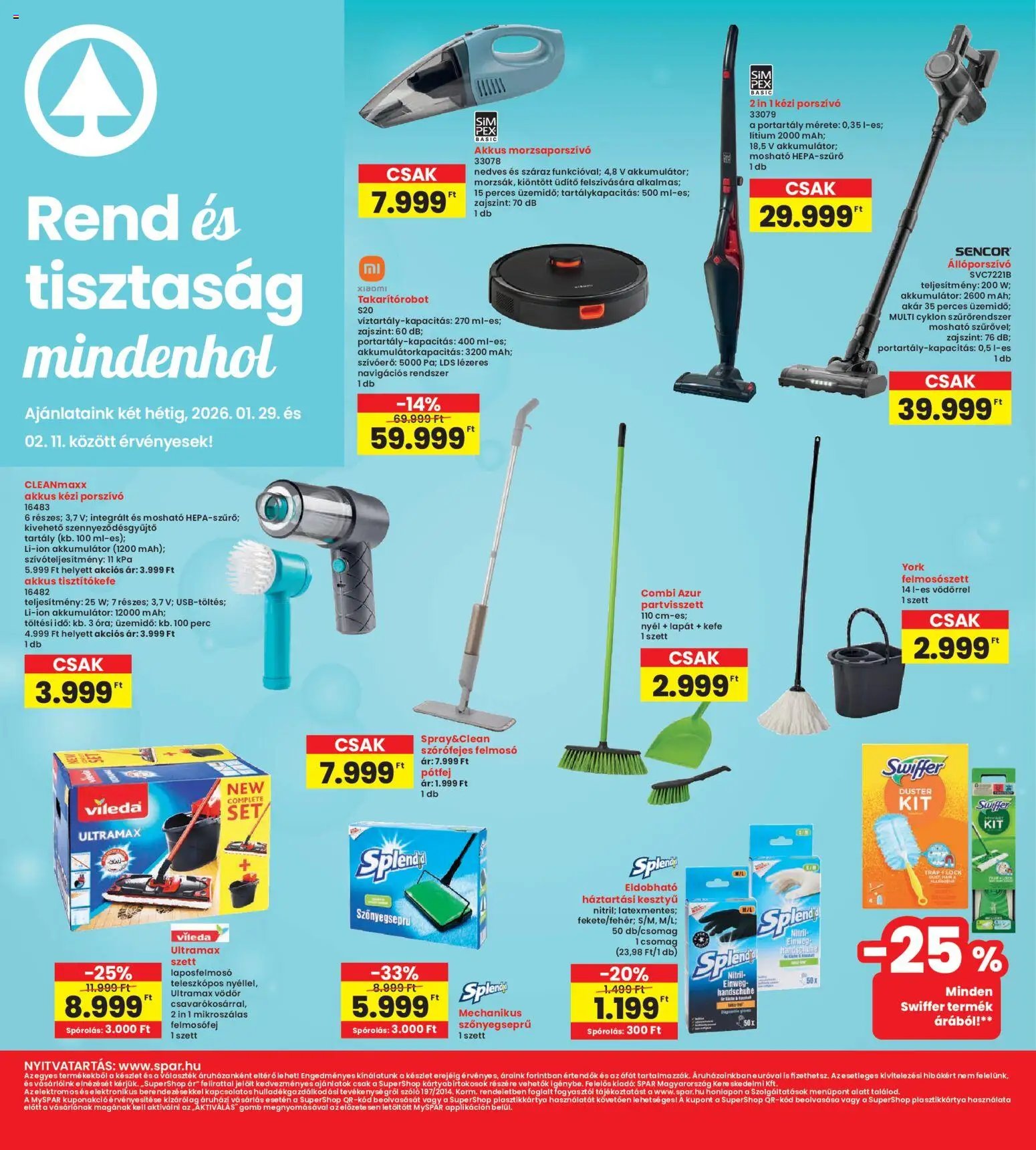 Interspar újság 2026.01.29. Akciós újság Interspar (2026-01-29 - 2026-02-04)