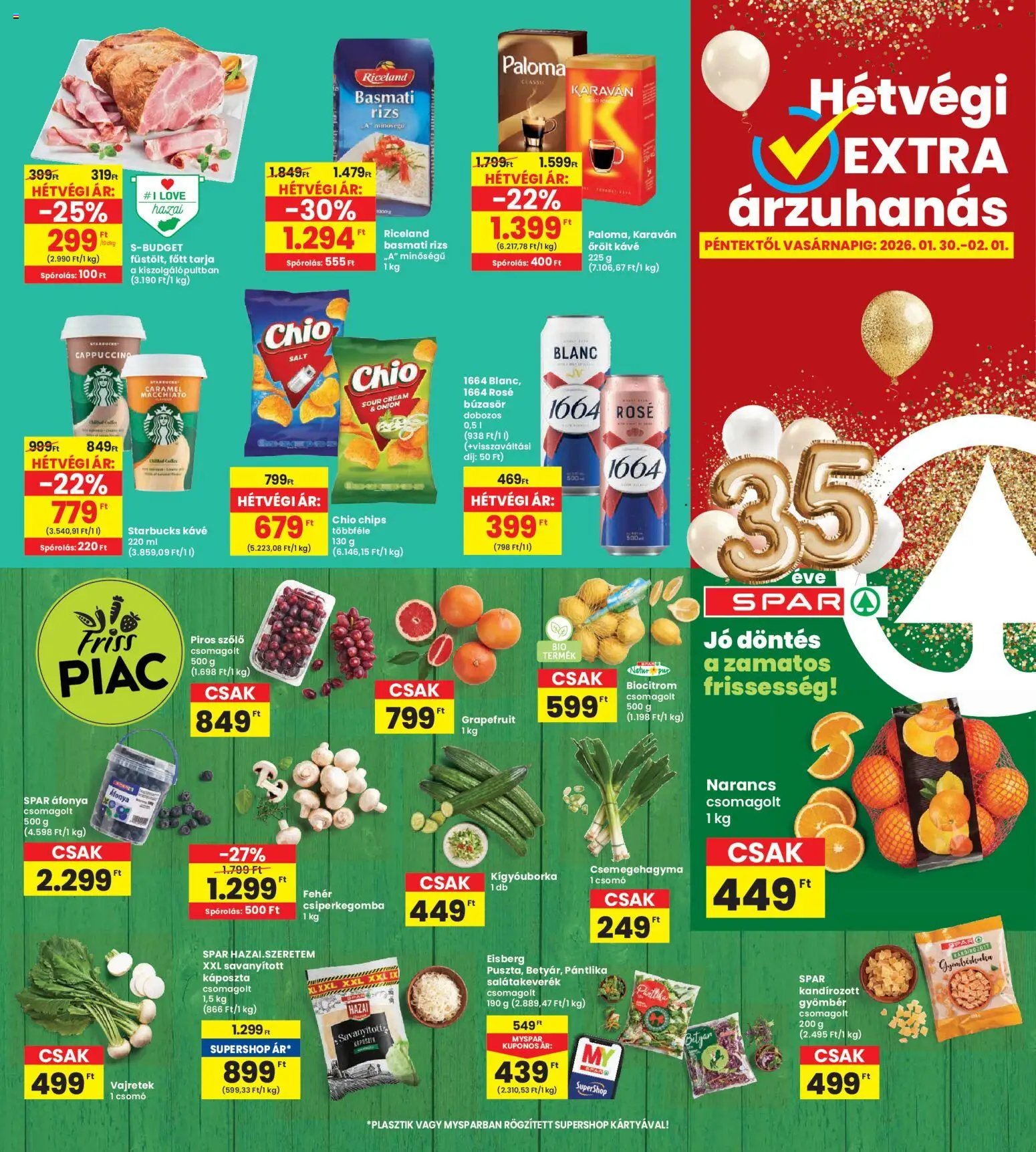 Interspar újság 2026.01.29. Akciós újság Interspar (2026-01-29 - 2026-02-04)