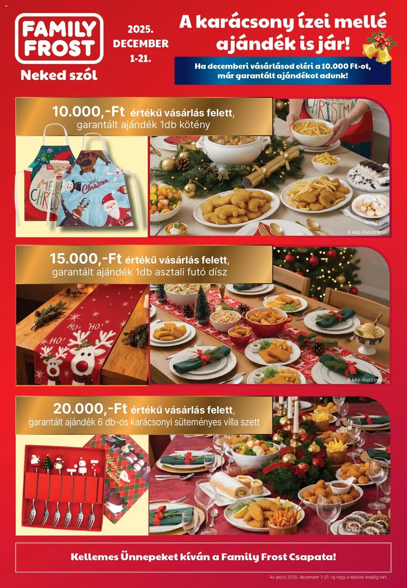 Family Frost újság 2025.12.01. Akciós újság Family Frost (2025-12-01 - 2025-12-21)
