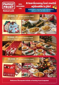 Family Frost újság 2025.12.01. Akciós újság Family Frost (2025-12-01 - 2025-12-21)