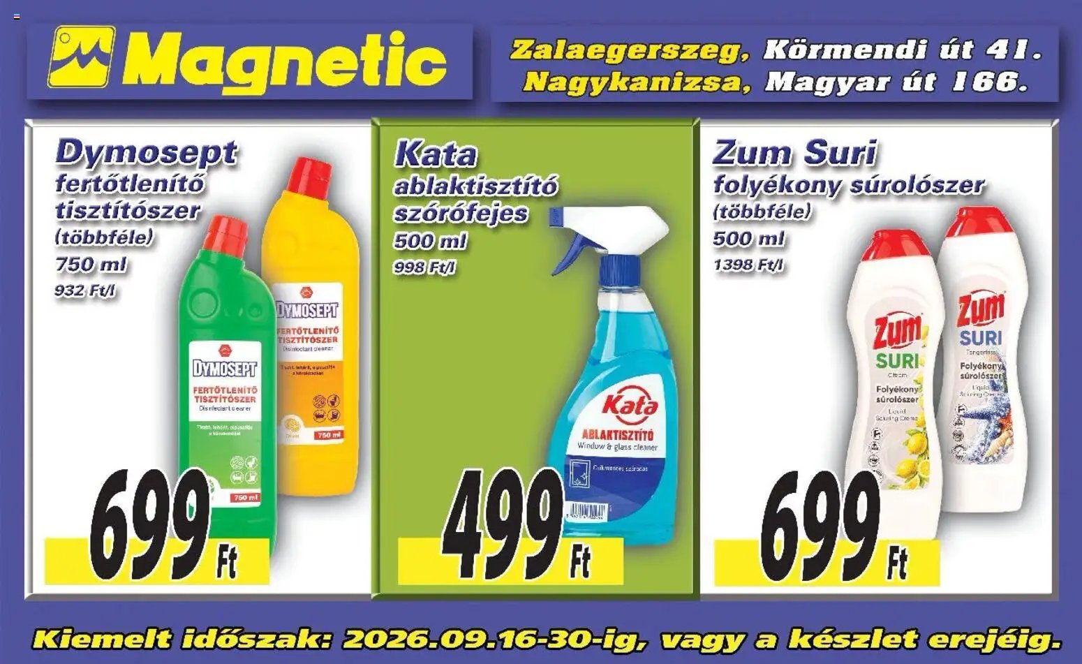 Magnetic újság 2026.09.16. Magnetic Aktuális óriásplakátok