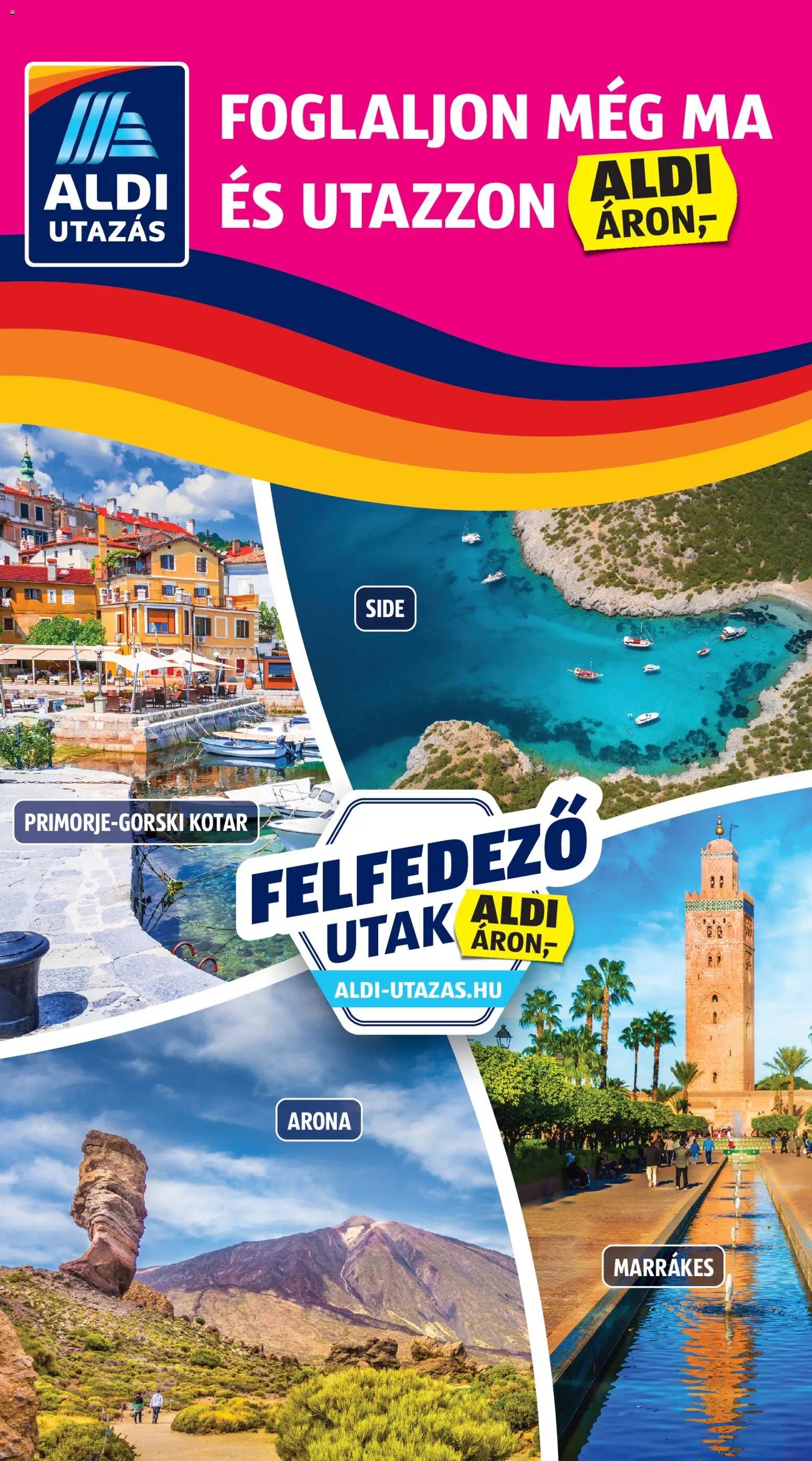 Aldi újság 2026.06.11. Aldi Utazás katalógus