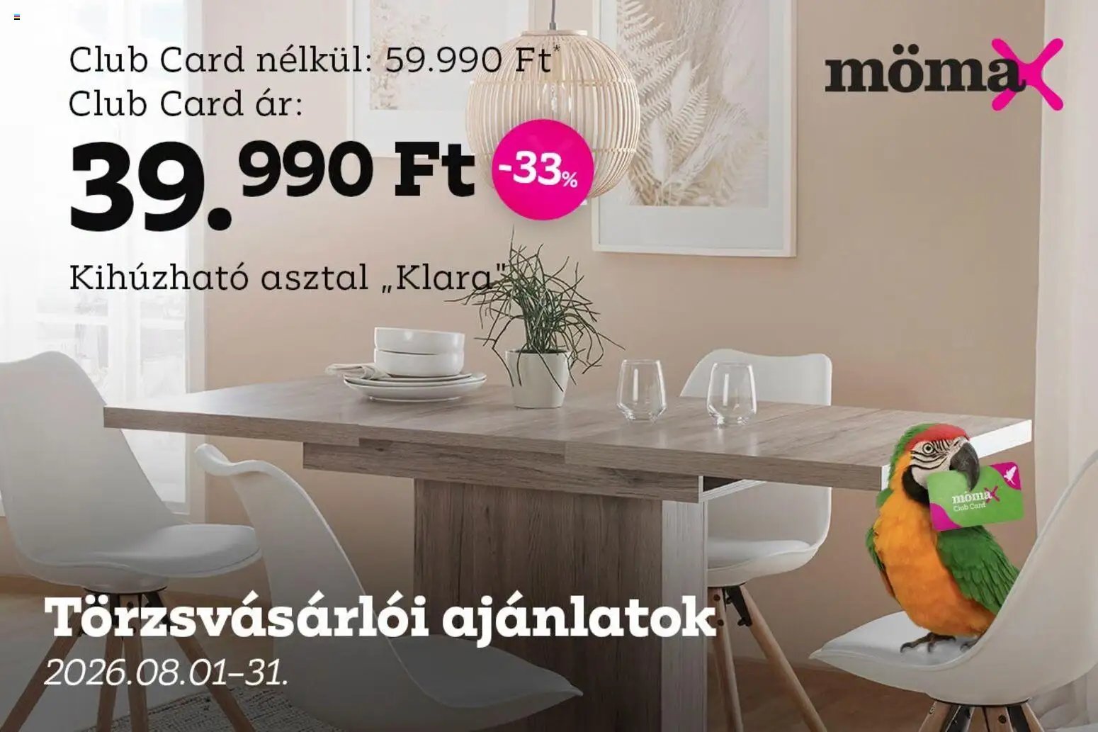 Mömax újság 2026.08.01. Mömax akciós újság