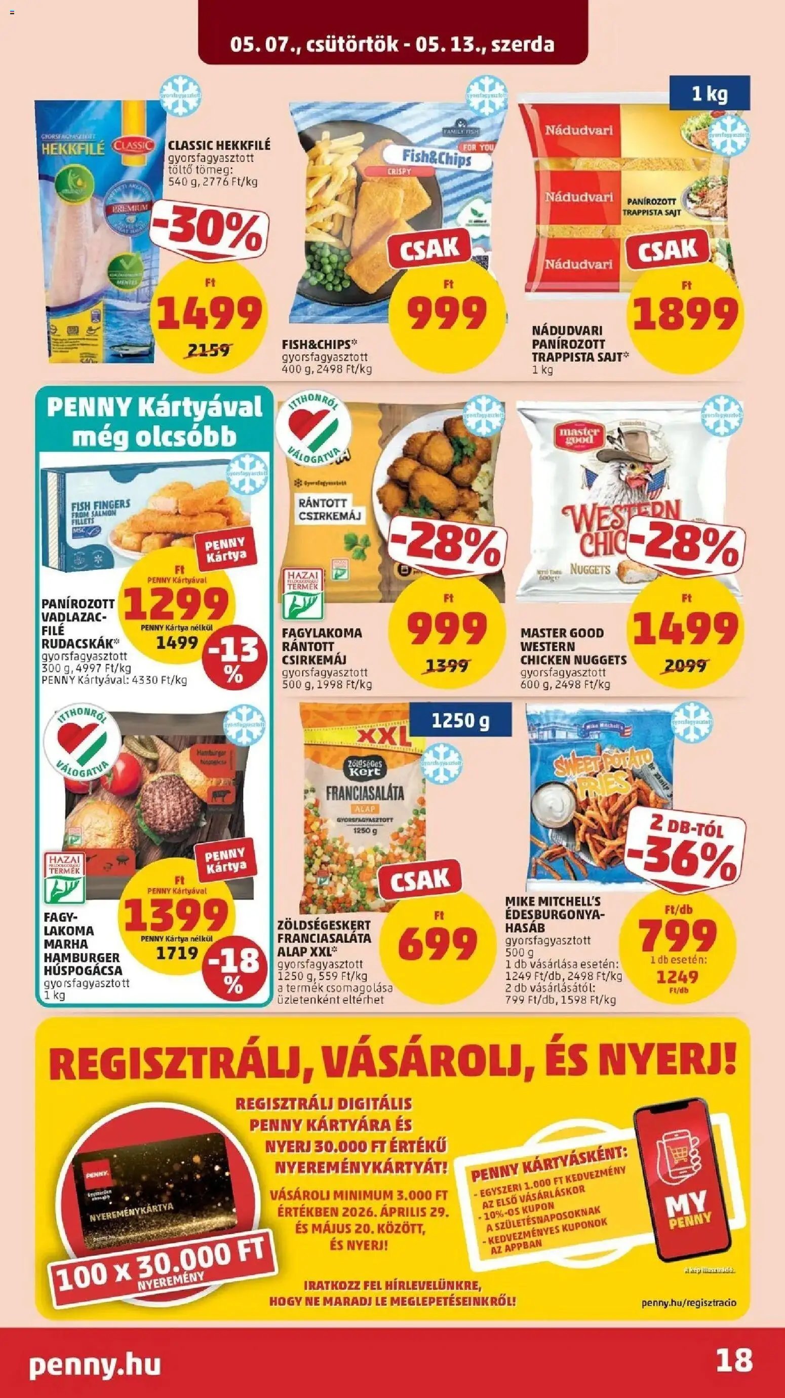 PENNY újság 2026.05.07. Penny aktuális akciós újság (2026-05-07 - 2026-05-13)