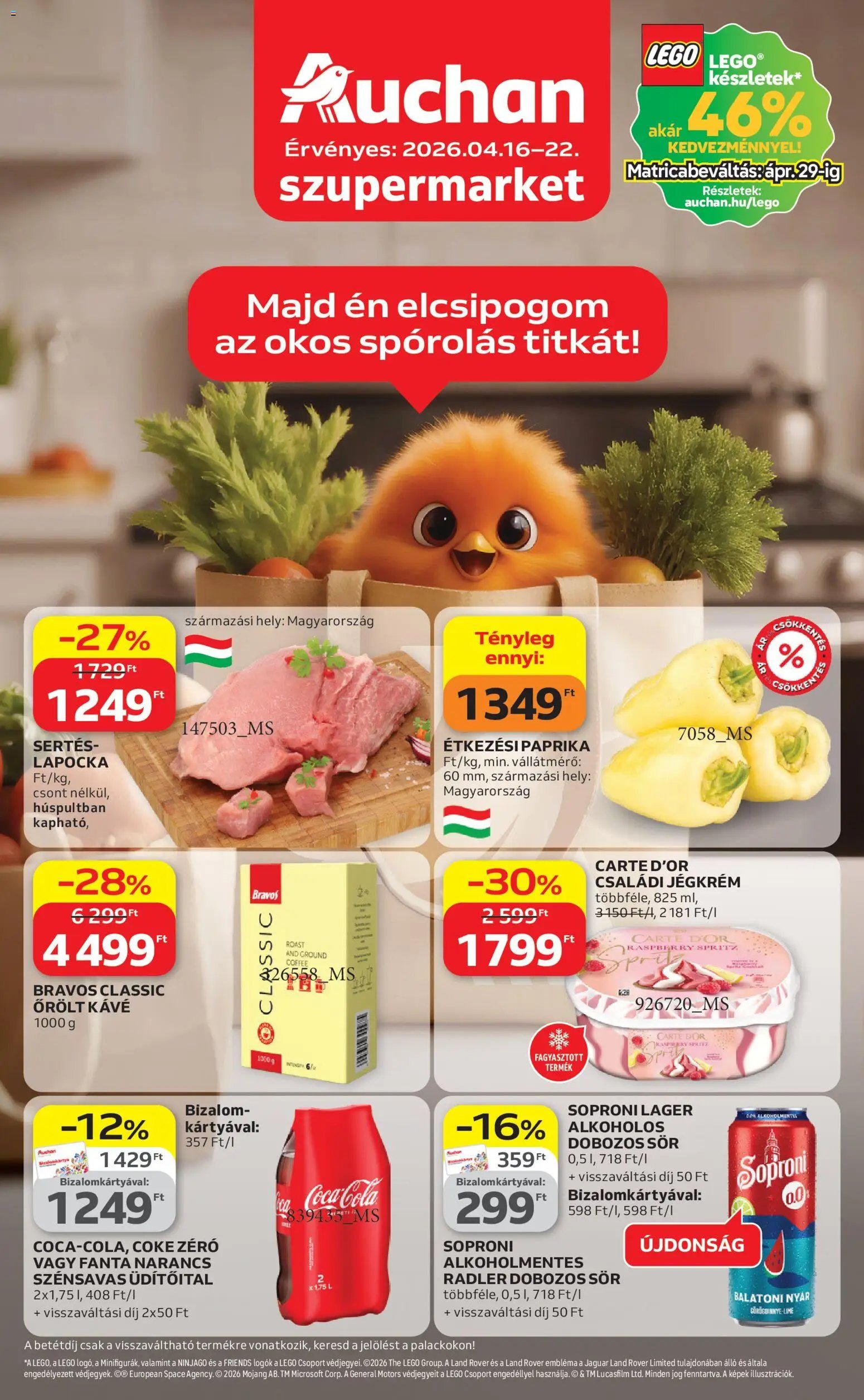 Auchan újság 2026.04.16. Auchan Szupermarket akciós újság (2026-04-16 - 2026-04-22)