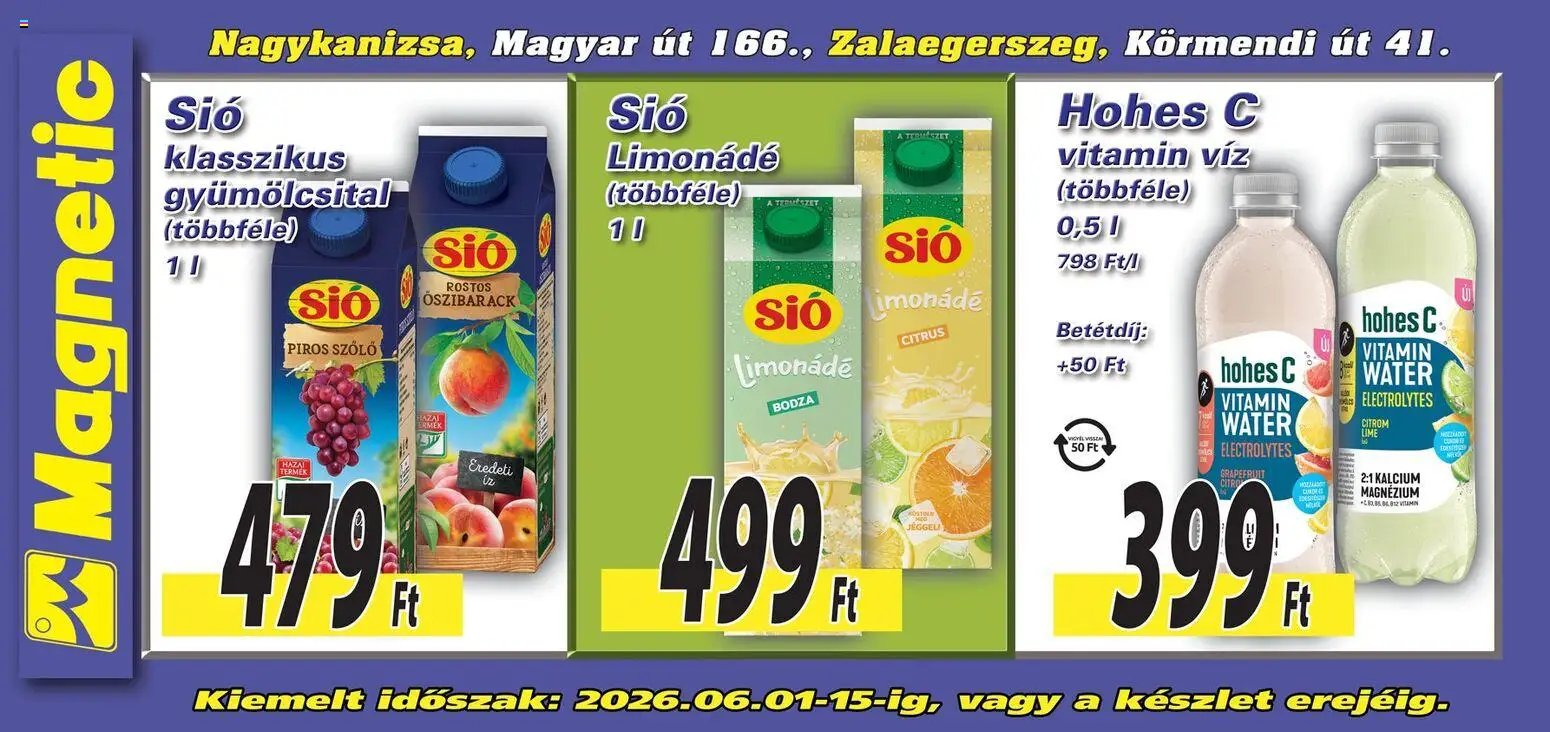 Magnetic újság 2026.06.01. Magnetic Aktuális óriásplakátok