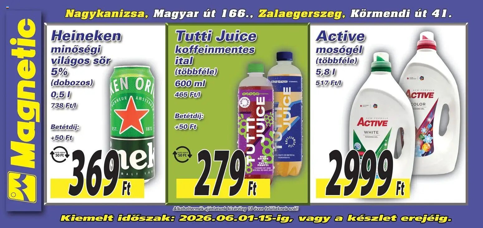 Magnetic újság 2026.06.01. Magnetic Aktuális óriásplakátok