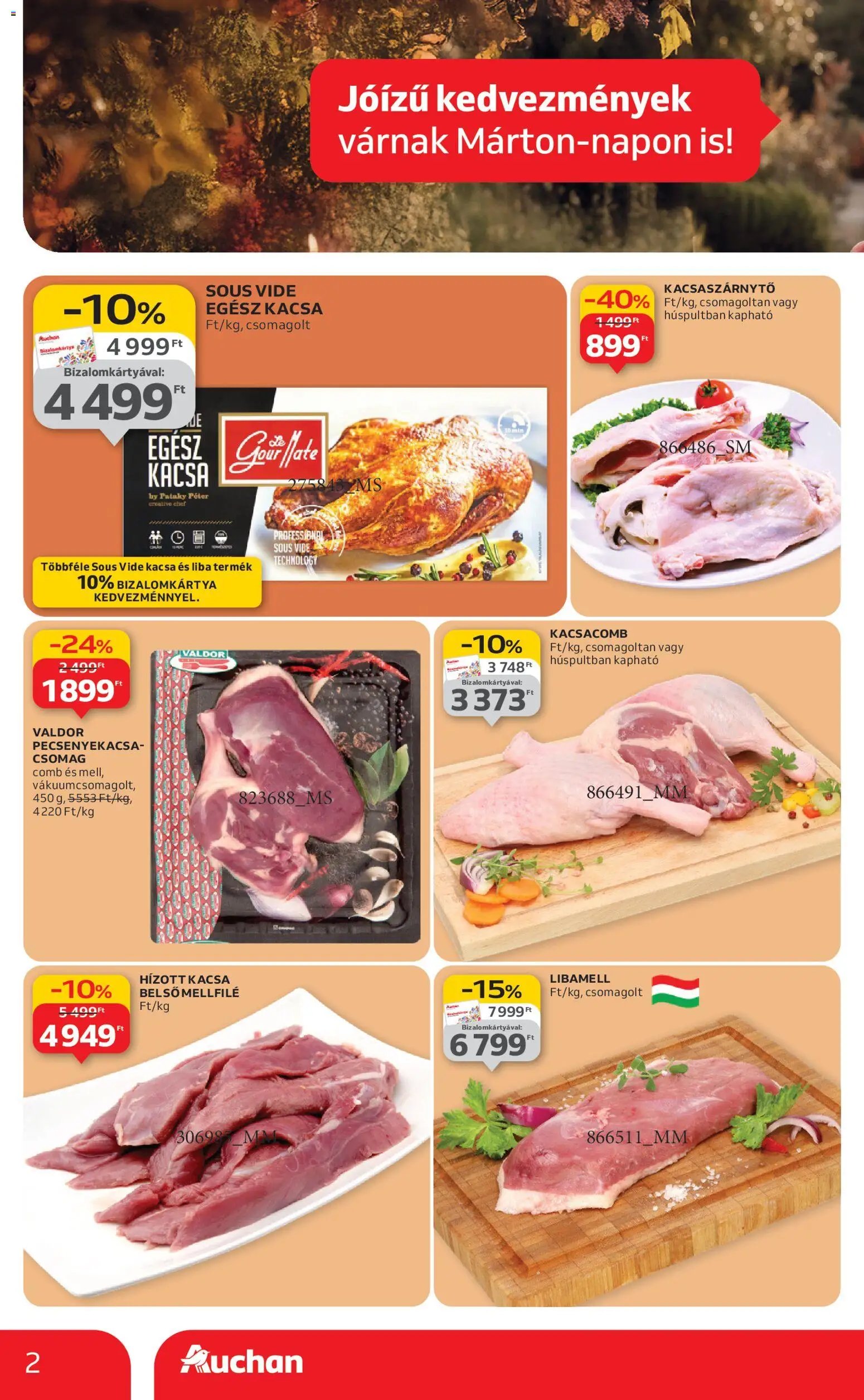 Auchan újság 2025.11.06. Szupermarket akciós újság (2025-11-06 - 2025-11-12)