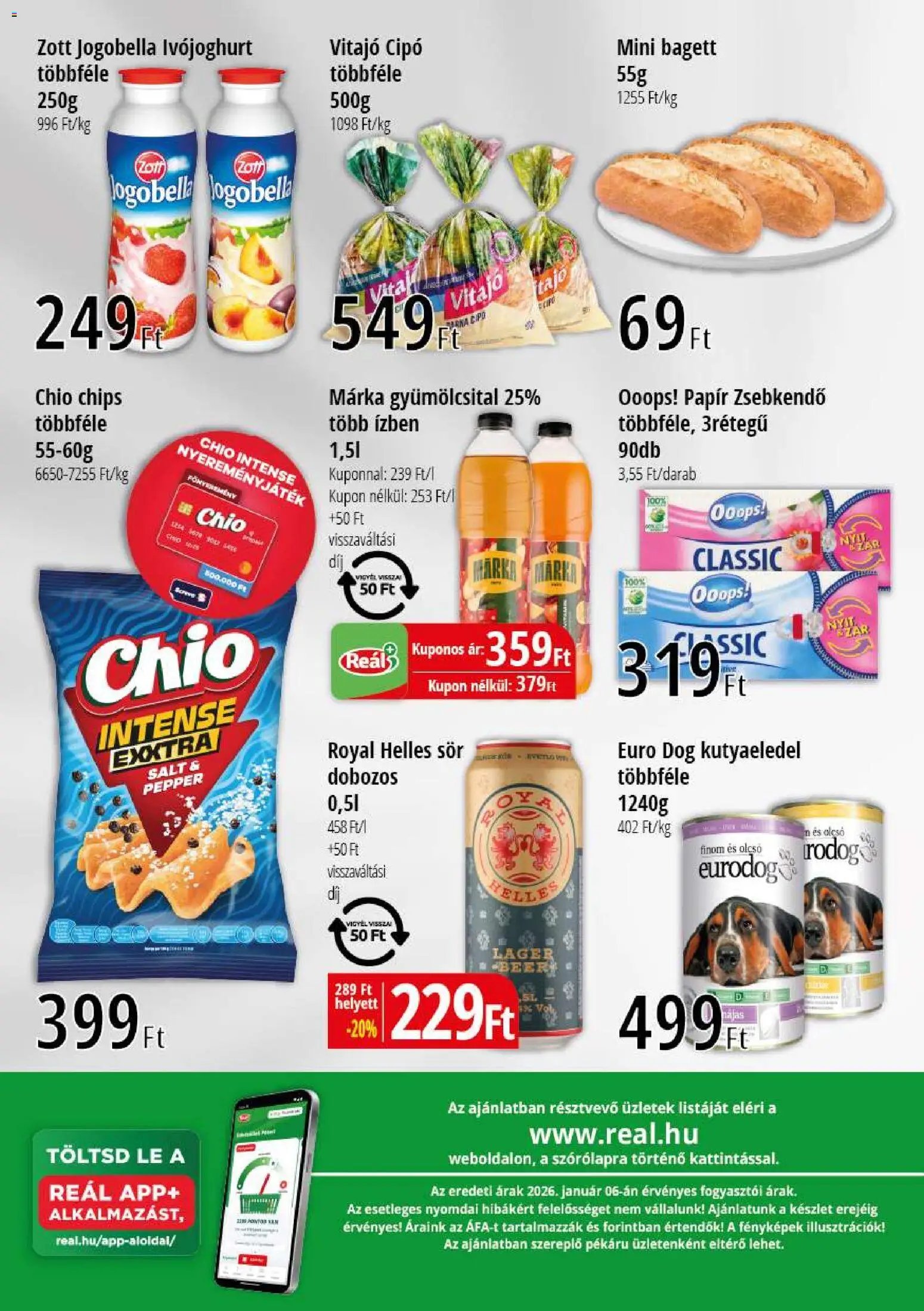 Reál újság 2026.01.15. Bevásárló hétvége - Kisalföld (2026-01-15 - 2026-01-18)