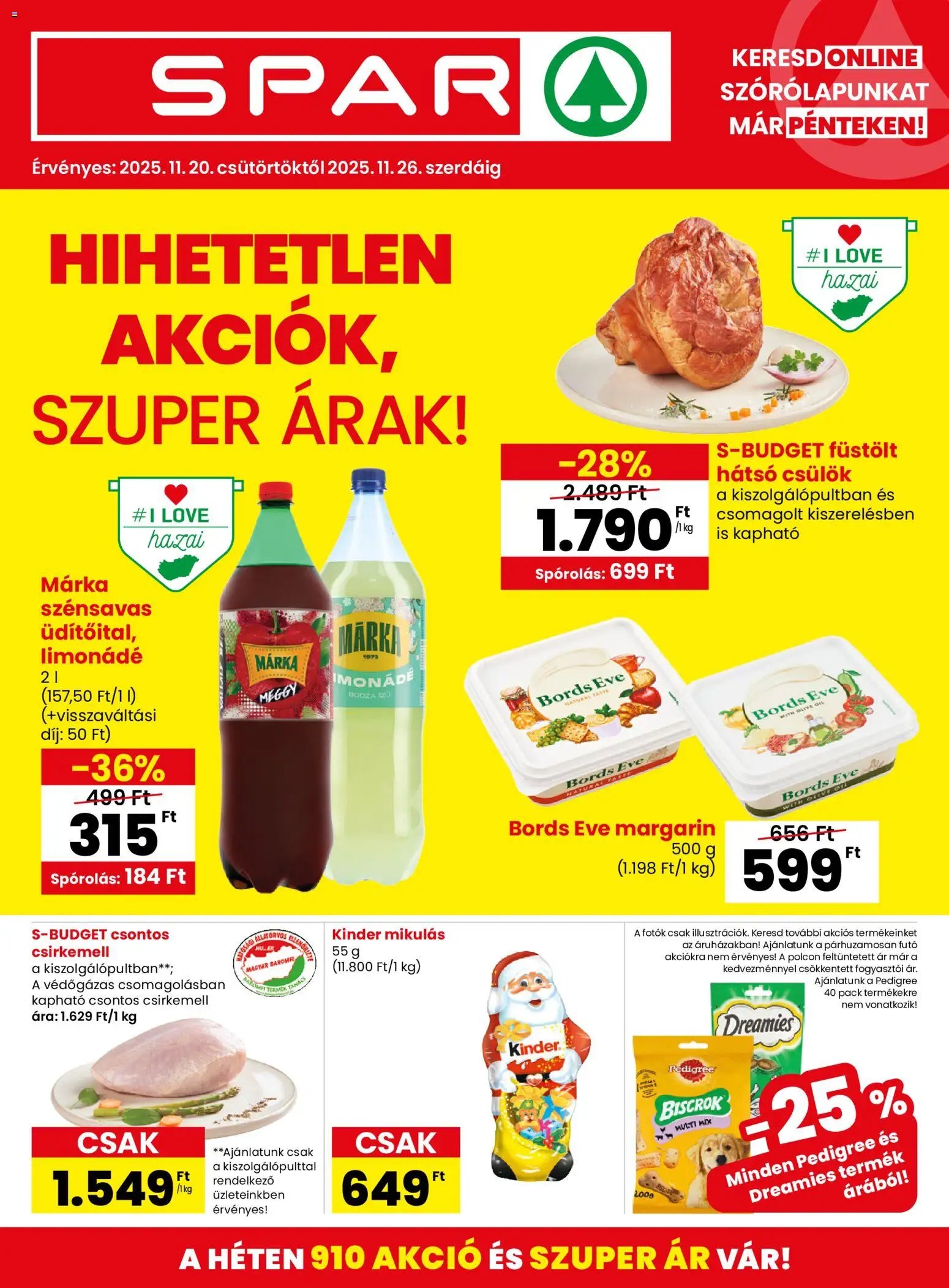Spar újság 2025.11.20. Black Friday (2025-11-20 - 2025-11-26)