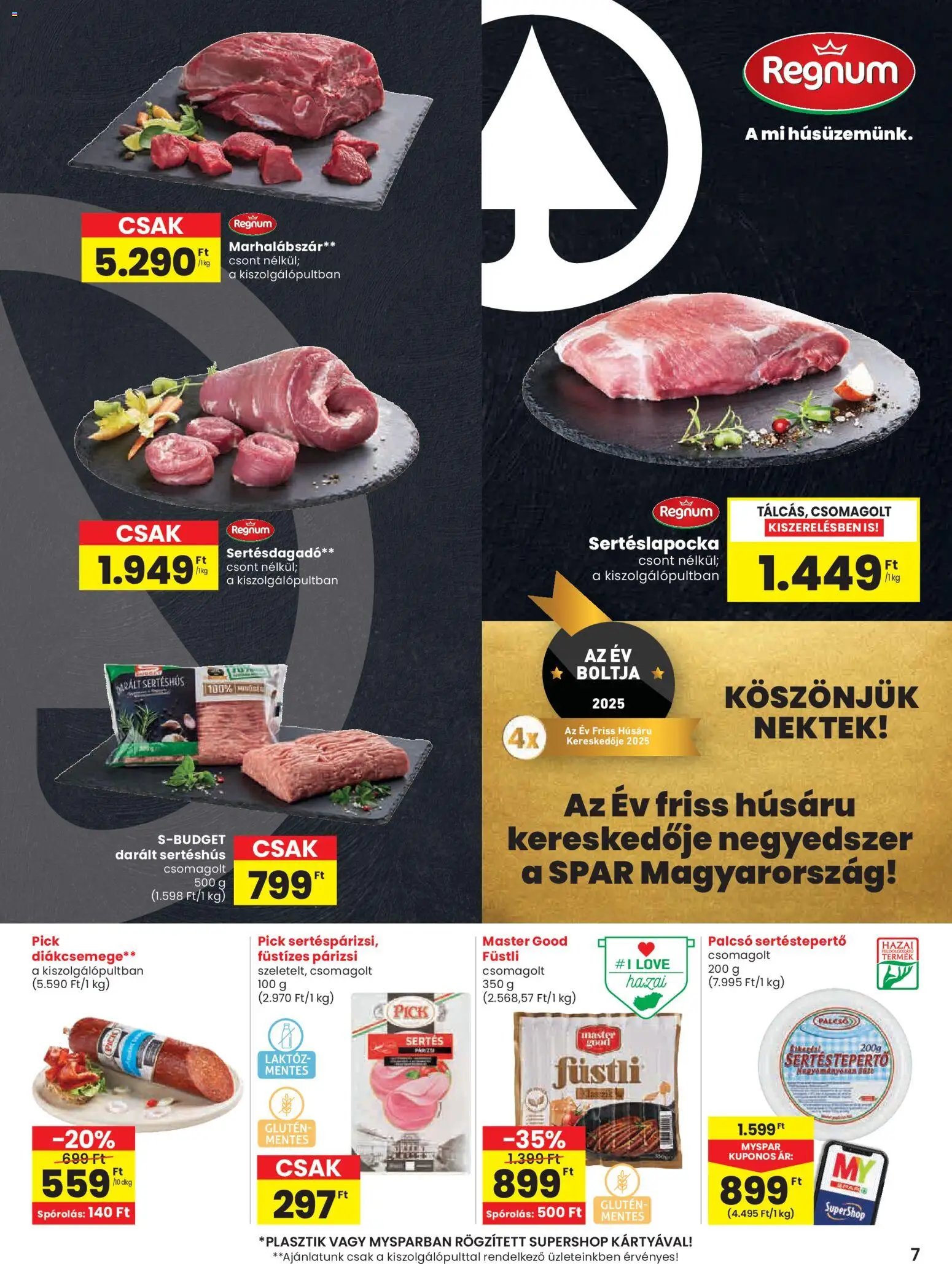 Spar újság 2025.11.20. Black Friday (2025-11-20 - 2025-11-26)