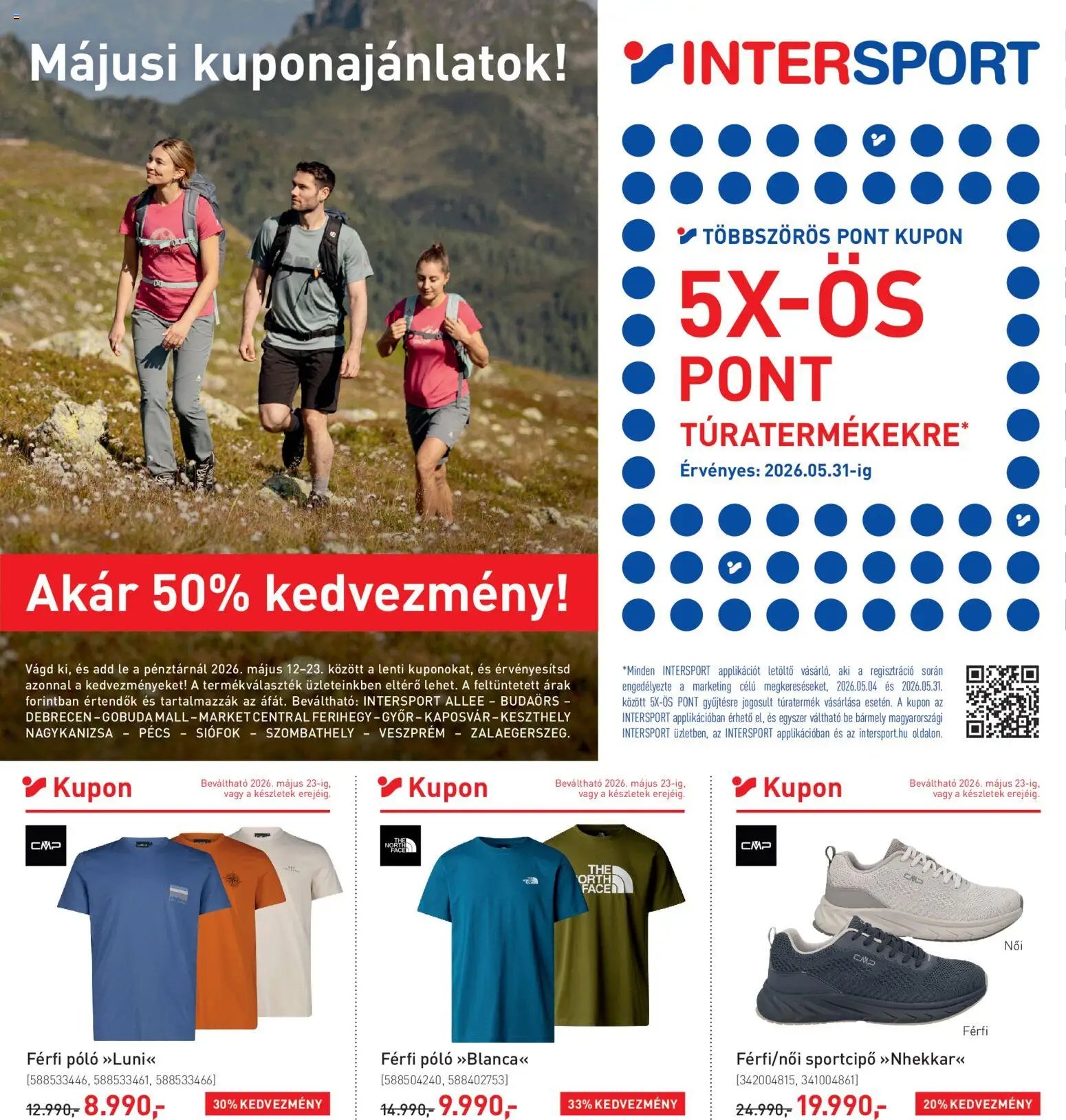 Intersport újság 2026.05.12. Intersport akciós újság (2026-05-12 - 2026-05-23)