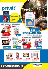 PRIVÁT újság 2025.11.13. Akciós újság PRIVÁT (2025-11-13 - 2025-11-19)