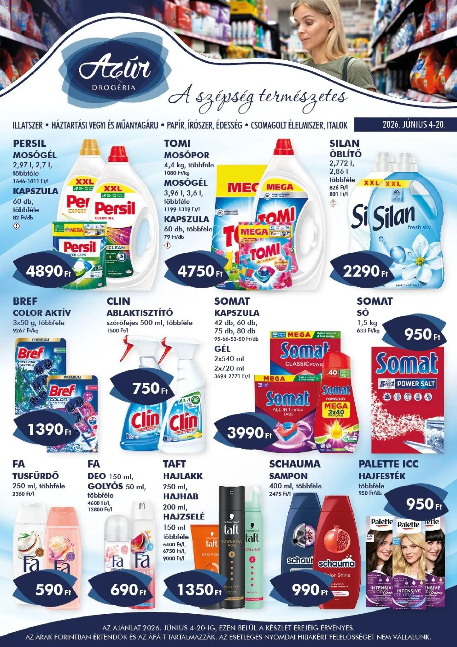 Azur újság 2026.06.04. Azur akciós újság