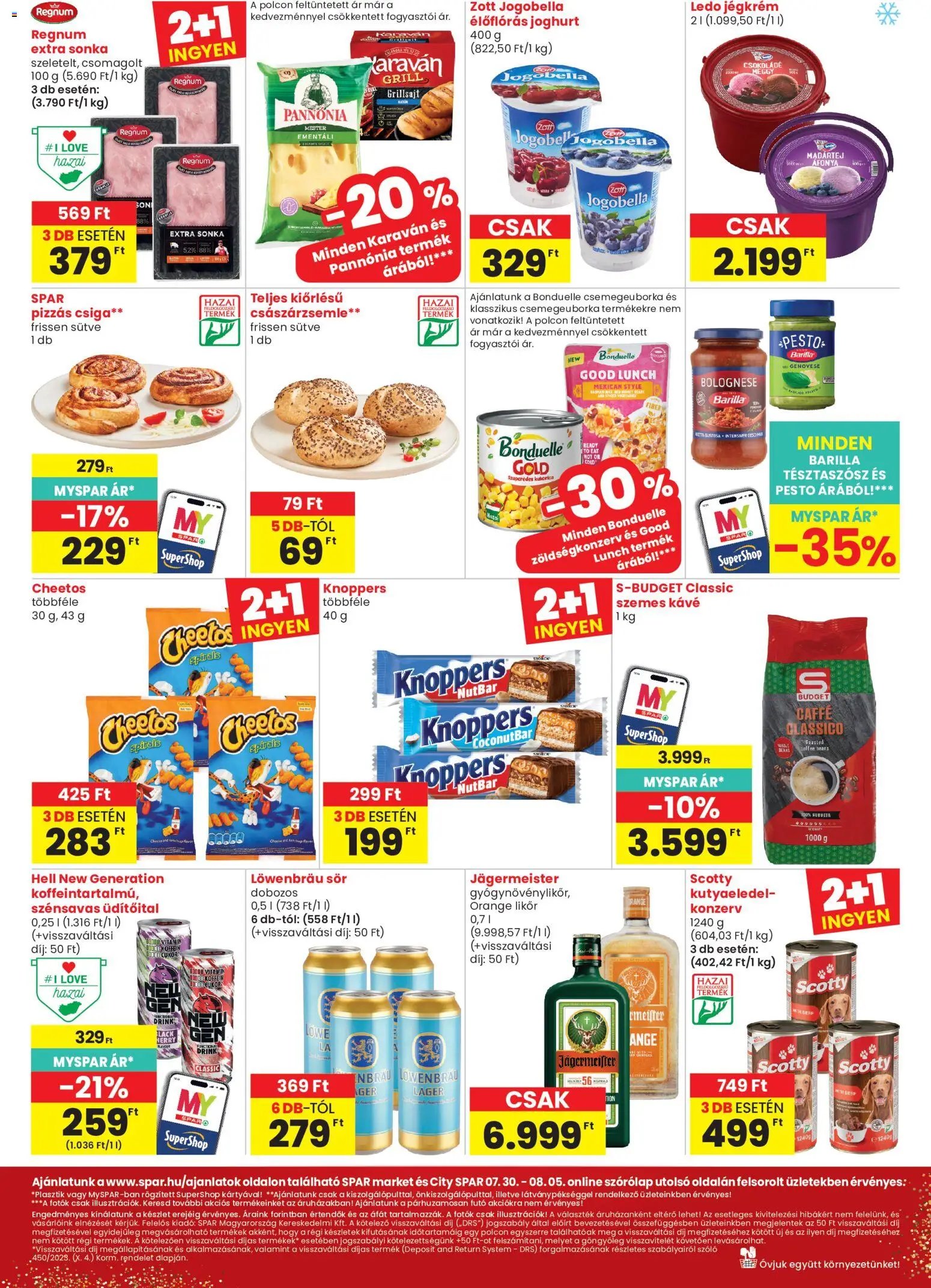 Spar Market újság 2026.07.30. Spar Market akciós újság