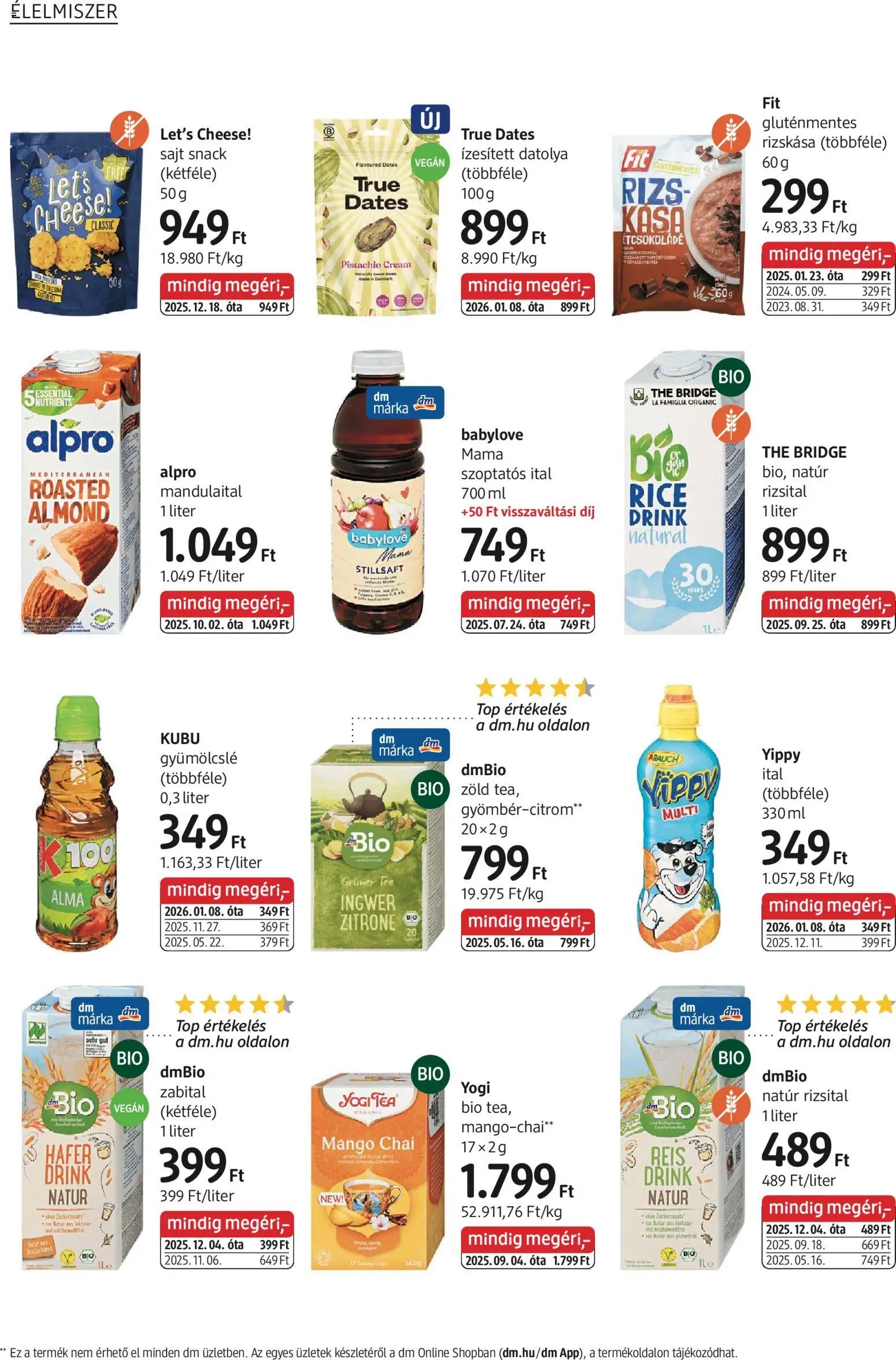 DM Drogerie Markt újság 2026.01.08. Akciós újság DM Drogerie Markt (2026-01-08 - 2026-01-21)