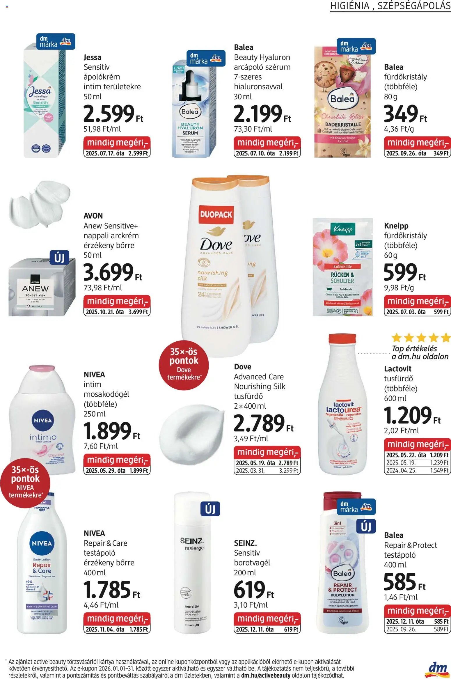 DM Drogerie Markt újság 2026.01.08. Akciós újság DM Drogerie Markt (2026-01-08 - 2026-01-21)